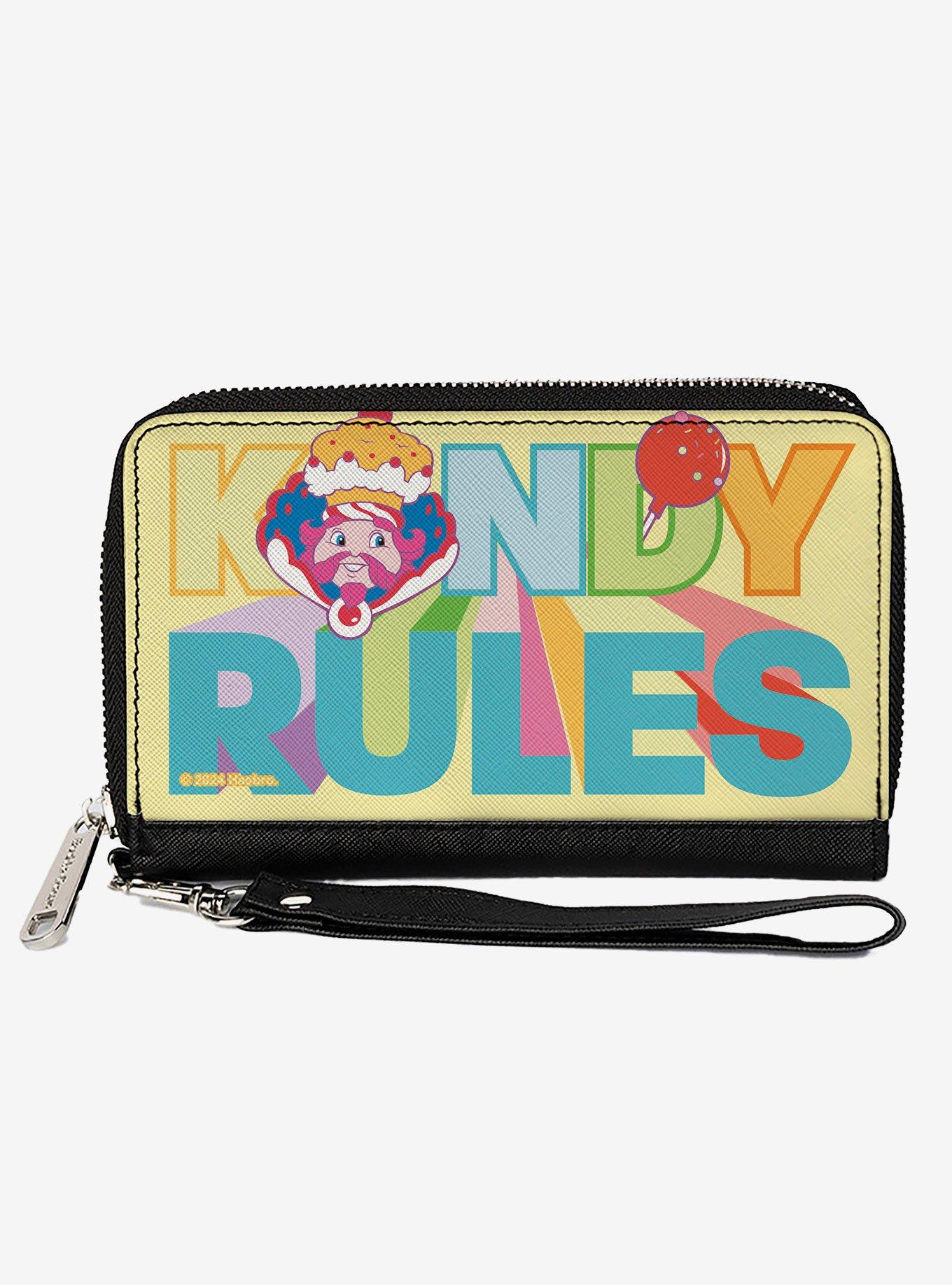 Candy Land Kandy Rules King Kandy Face Zip Around Wallet, , hi-res