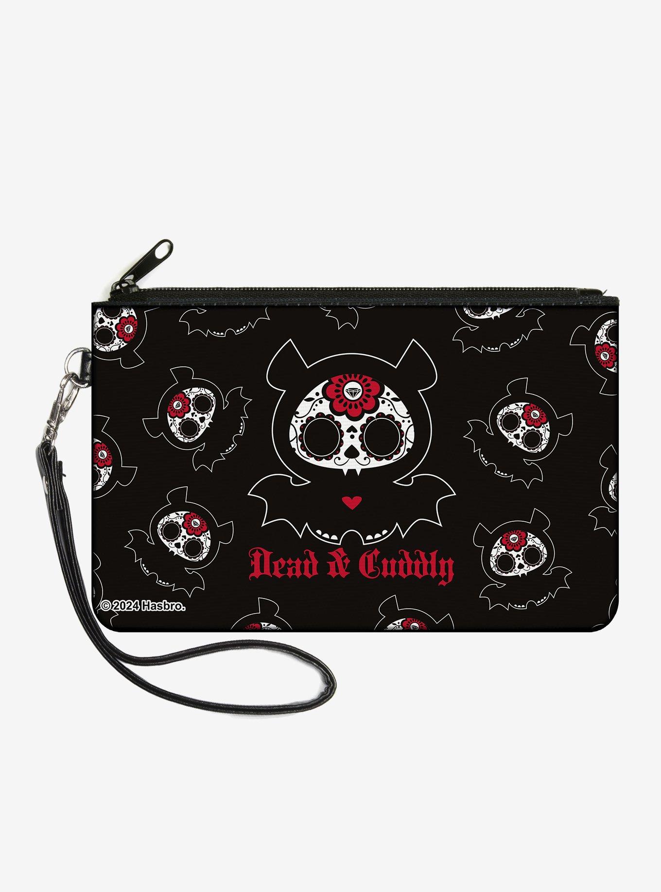 Skelanimals Diego the Bat Dead N Cuddly Pose Zip Clutch Wallet, , hi-res