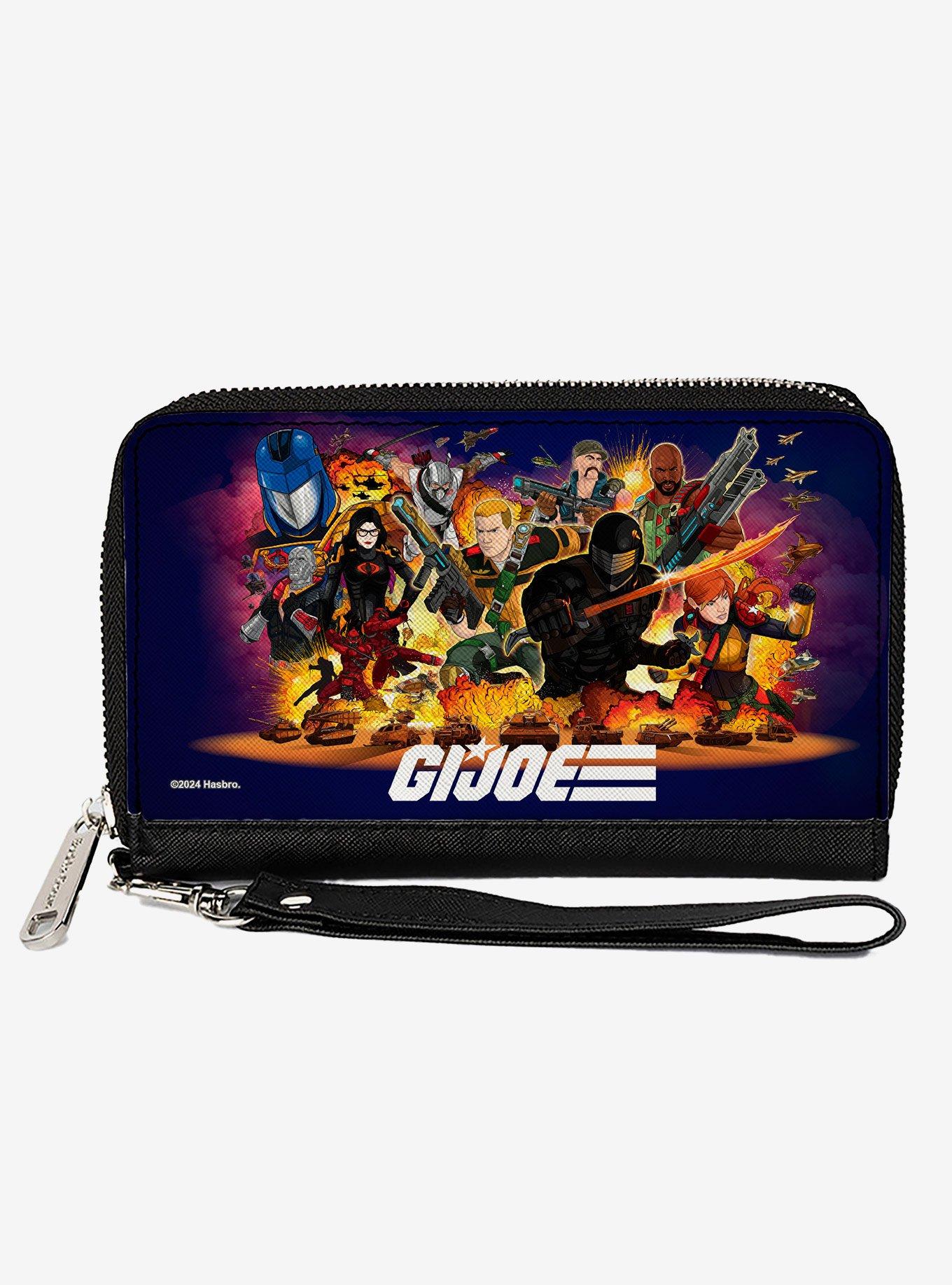 GI Joe Universe Agents Explosion Group Pose and Logo Zip Around Wallet, , hi-res