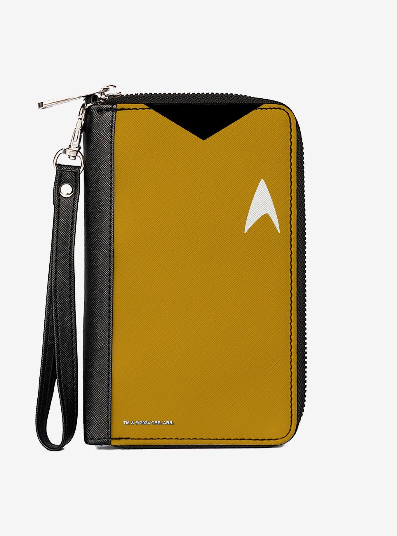 Star Trek Captain Kirk Character Body Close Up Zip Around Wallet, , hi-res