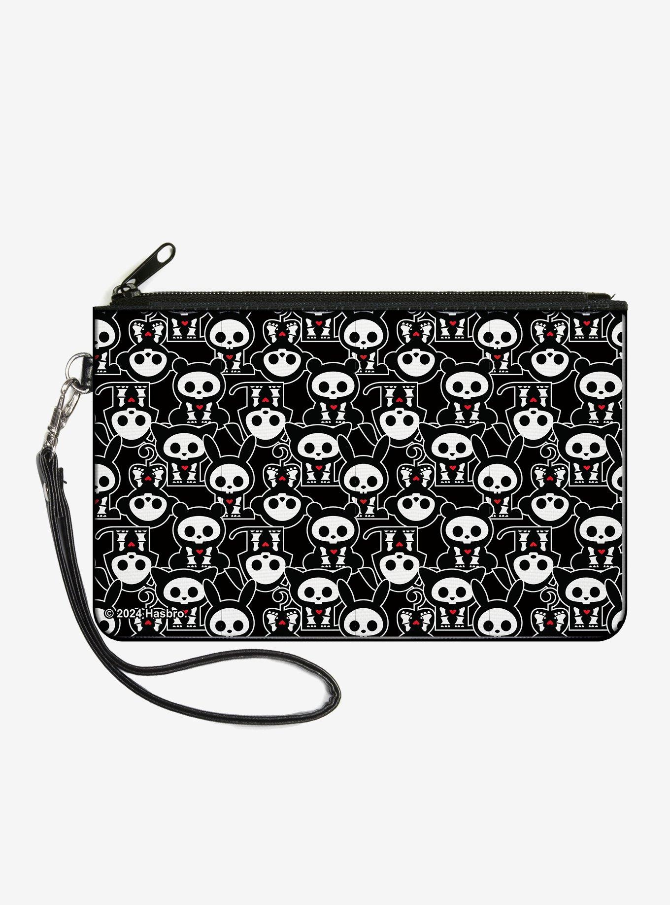 Skelanimals Animal Flip Poses Stacked Zip Clutch Wallet, , hi-res