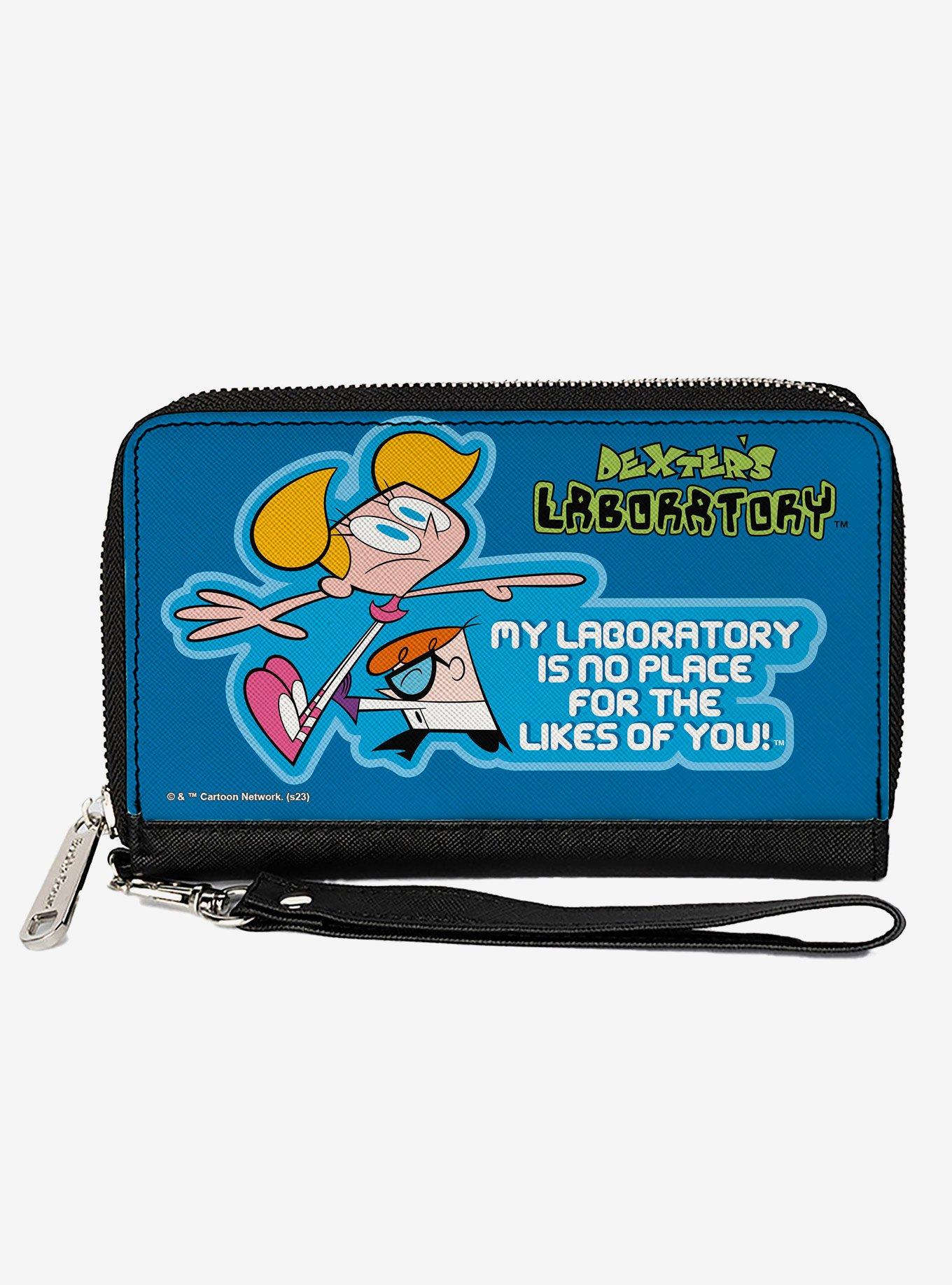Dexter's Laboratory No Place For the Likes of You Pose Zip Around Wallet, , hi-res