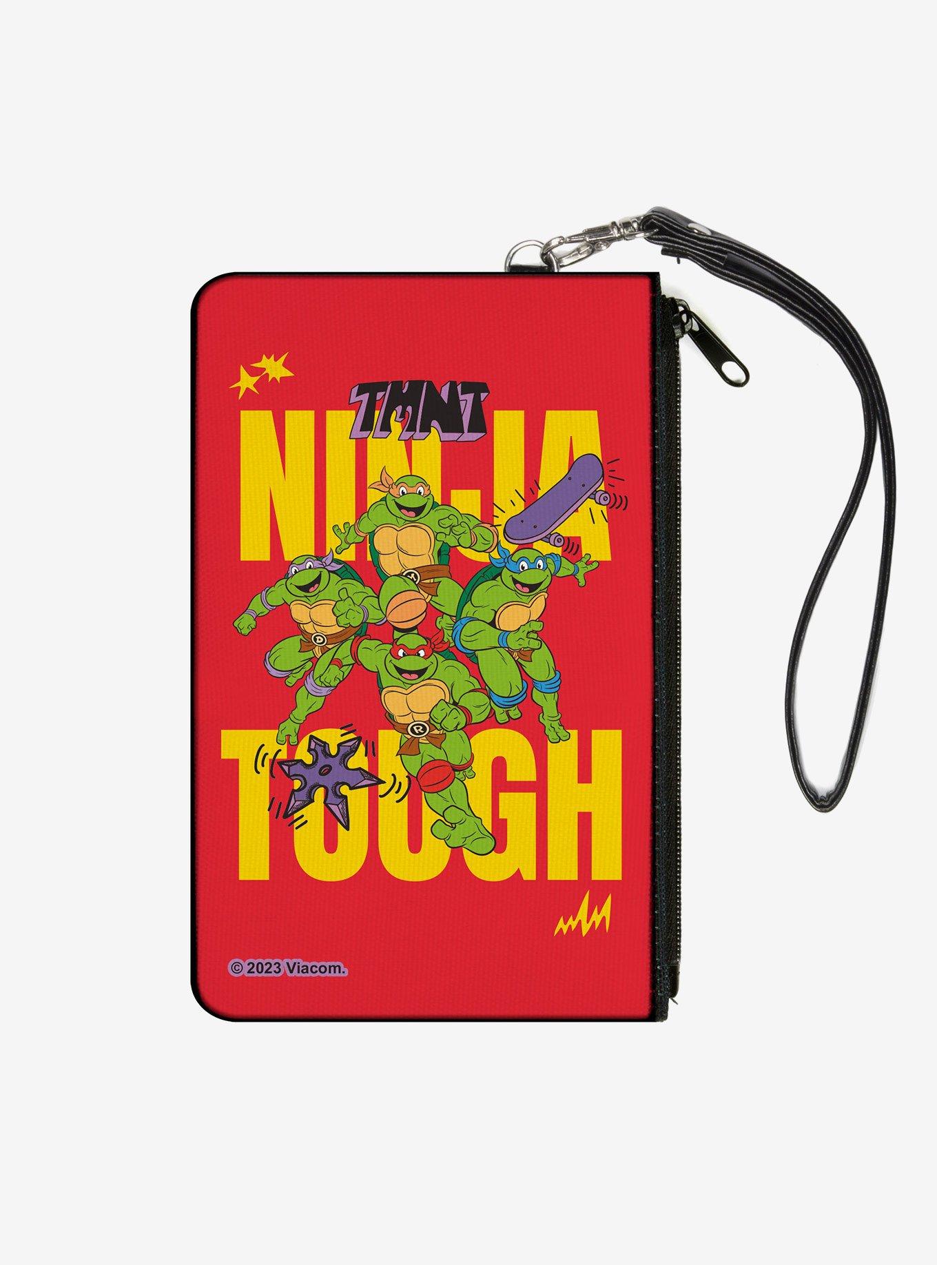 Teenage Mutant Ninja Turtles Ninja Tough Group Pose Zip Clutch Wallet, , hi-res