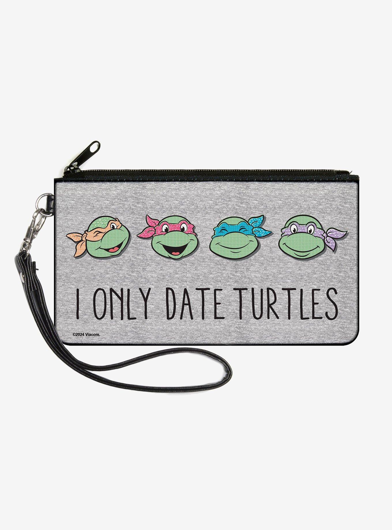 Teenage Mutant Ninja Turtles I Only Date Turtles Expressions Zip Clutch Wallet, , hi-res