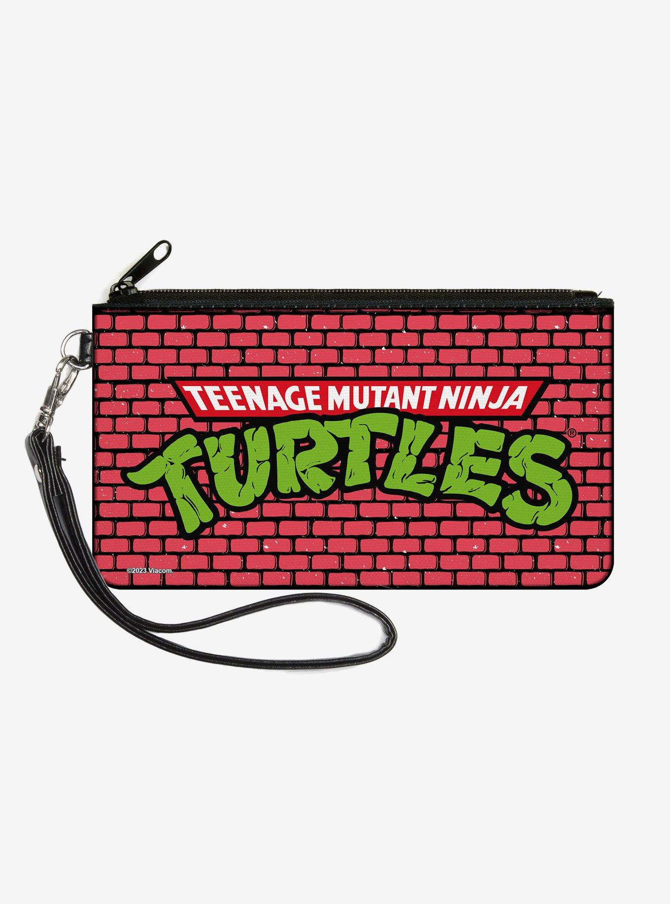 Teenage Mutant Ninja Turtles Brick Title Logo Zip Clutch Wallet, , hi-res