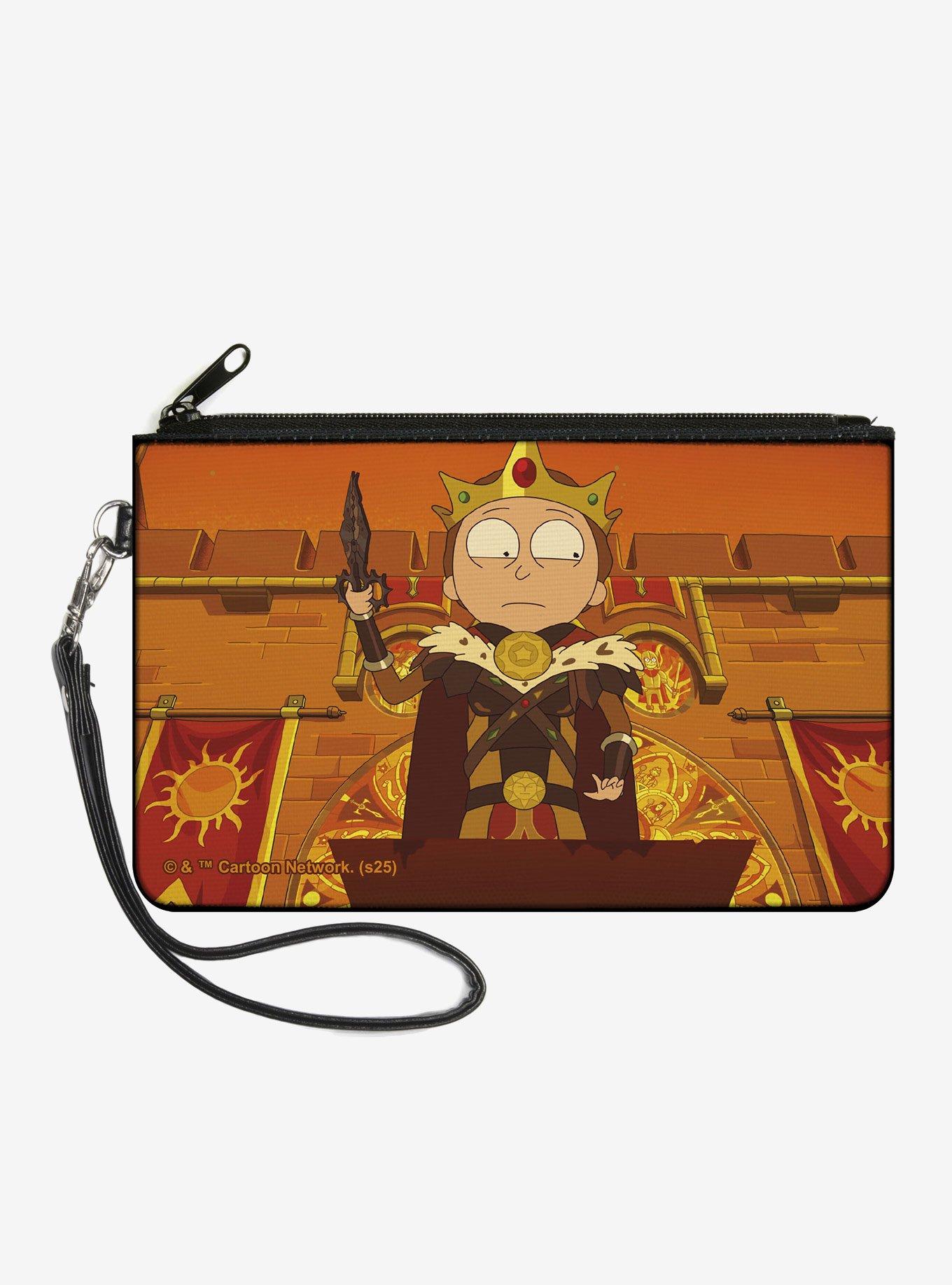 Rick and Morty King Mortaniel Sword Scene Zip Clutch Wallet, , hi-res