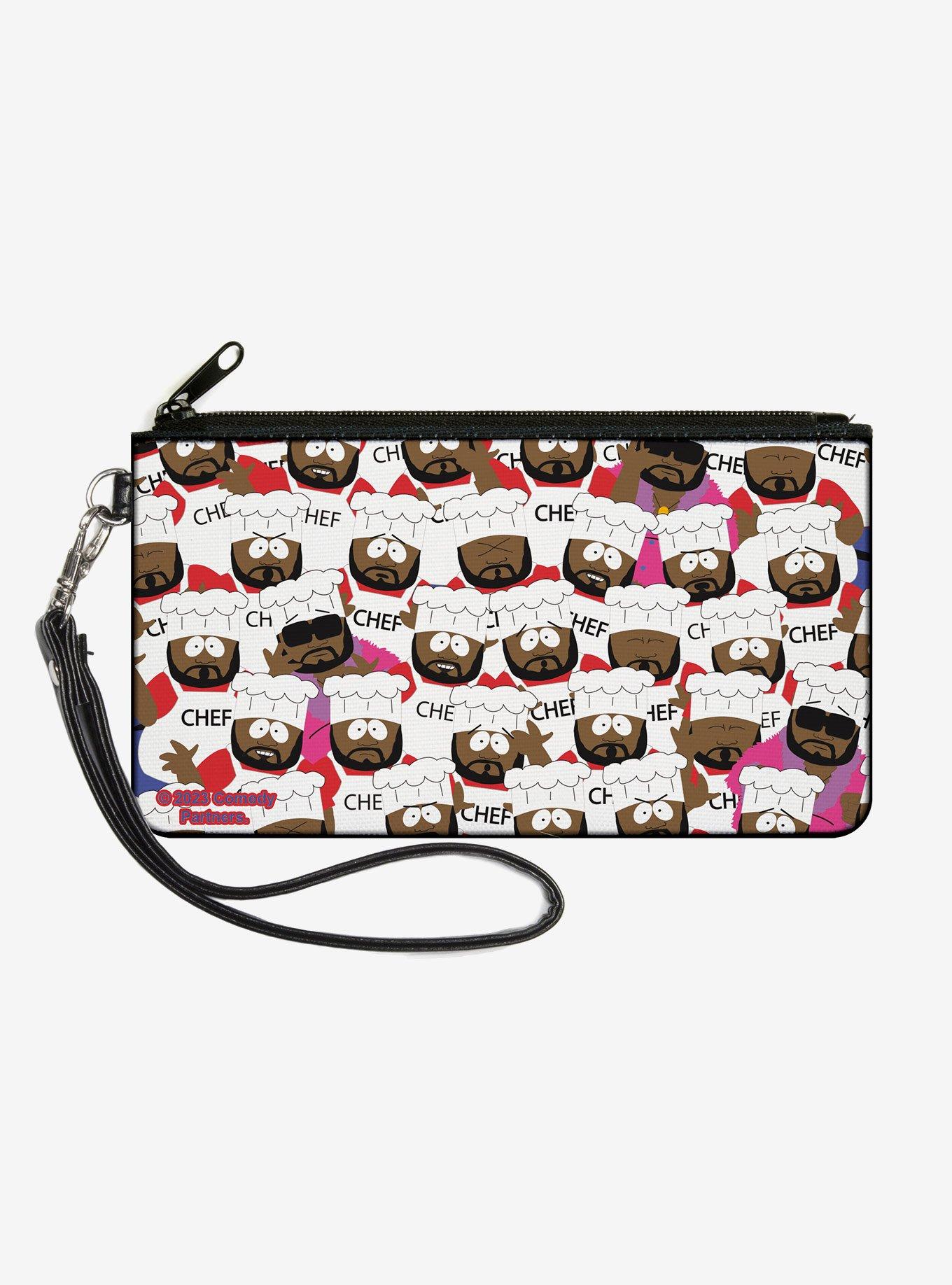 South Park Chef Expressions Stacked Zip Clutch Wallet, , hi-res
