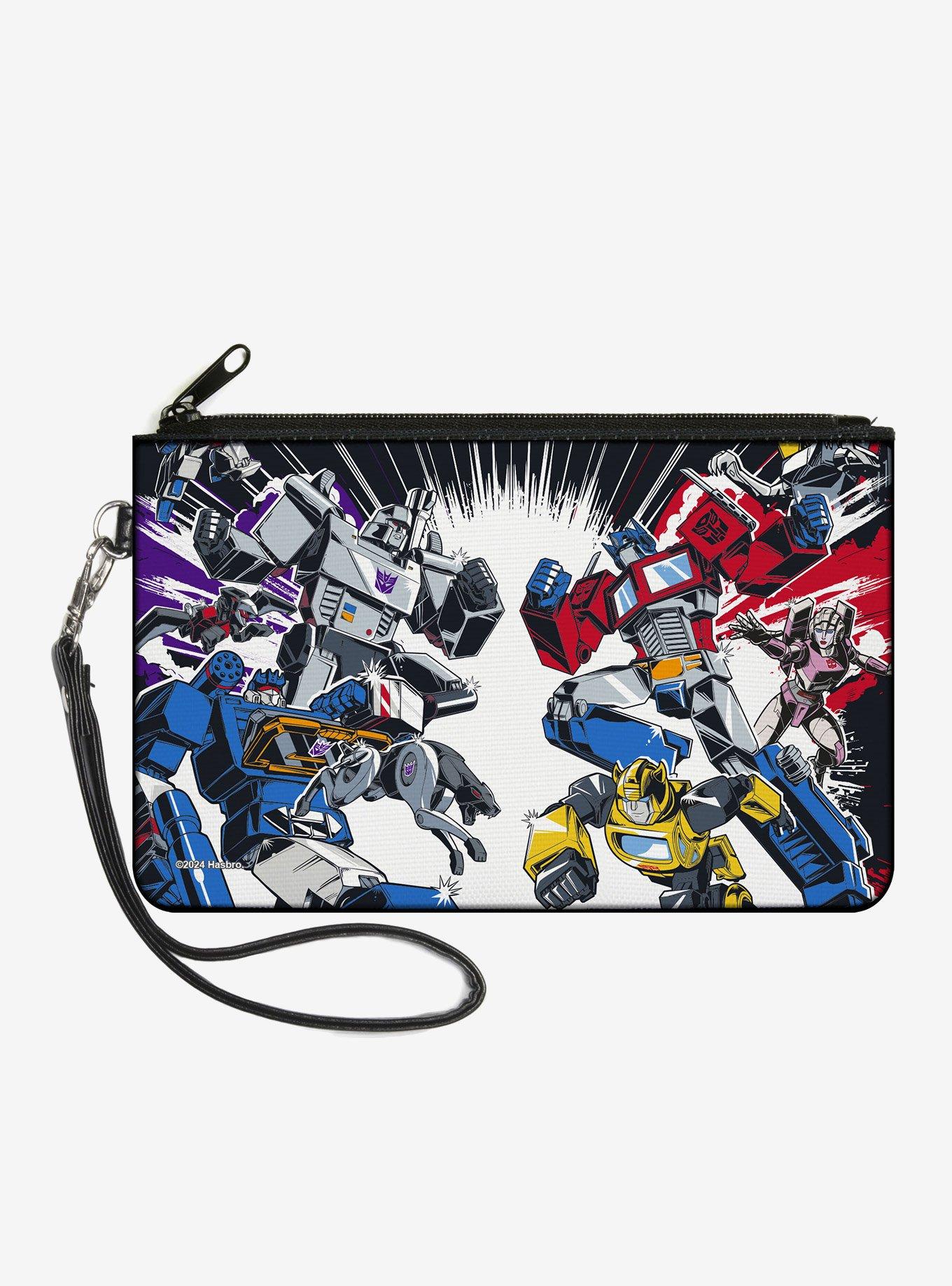Transformers Decepticon and Autobots Battle Zip Clutch Wallet, , hi-res
