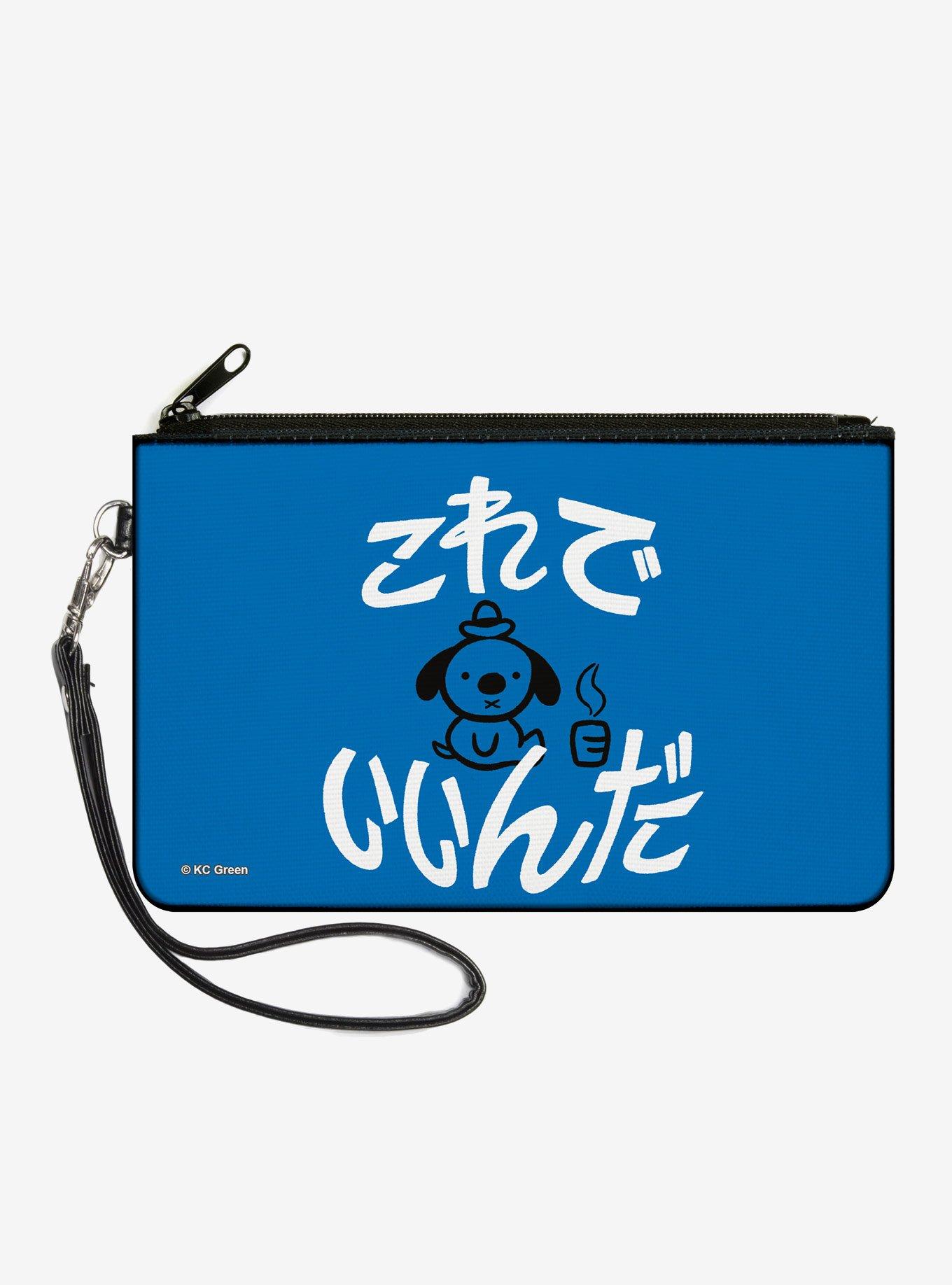 This is Fine Japanese Question Hound Flame Zip Clutch Wallet, , hi-res