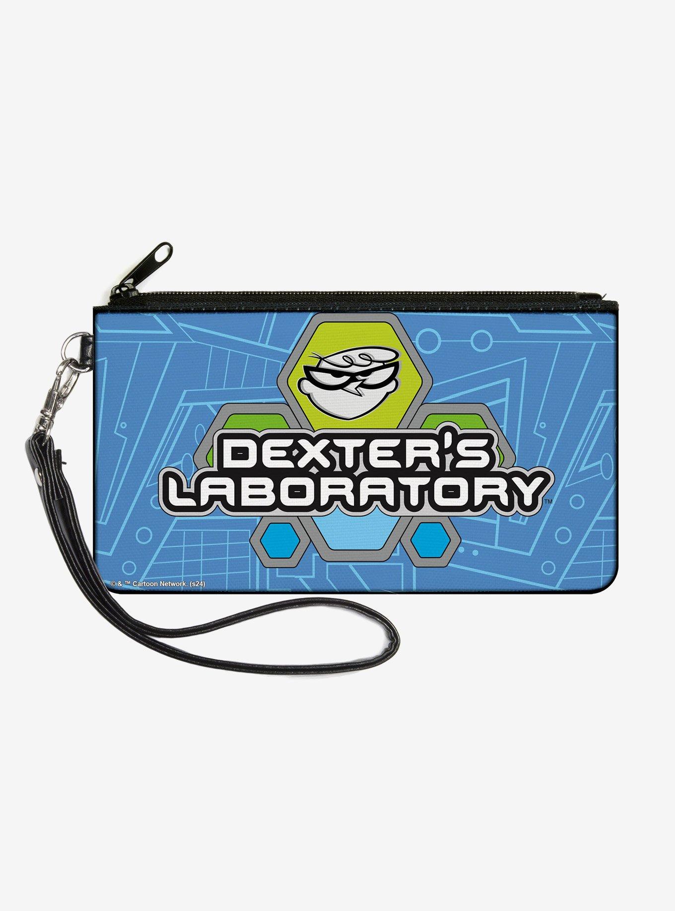 Dexter's Laboratory Title Logo and Dexter Pose Zip Clutch Wallet, , hi-res