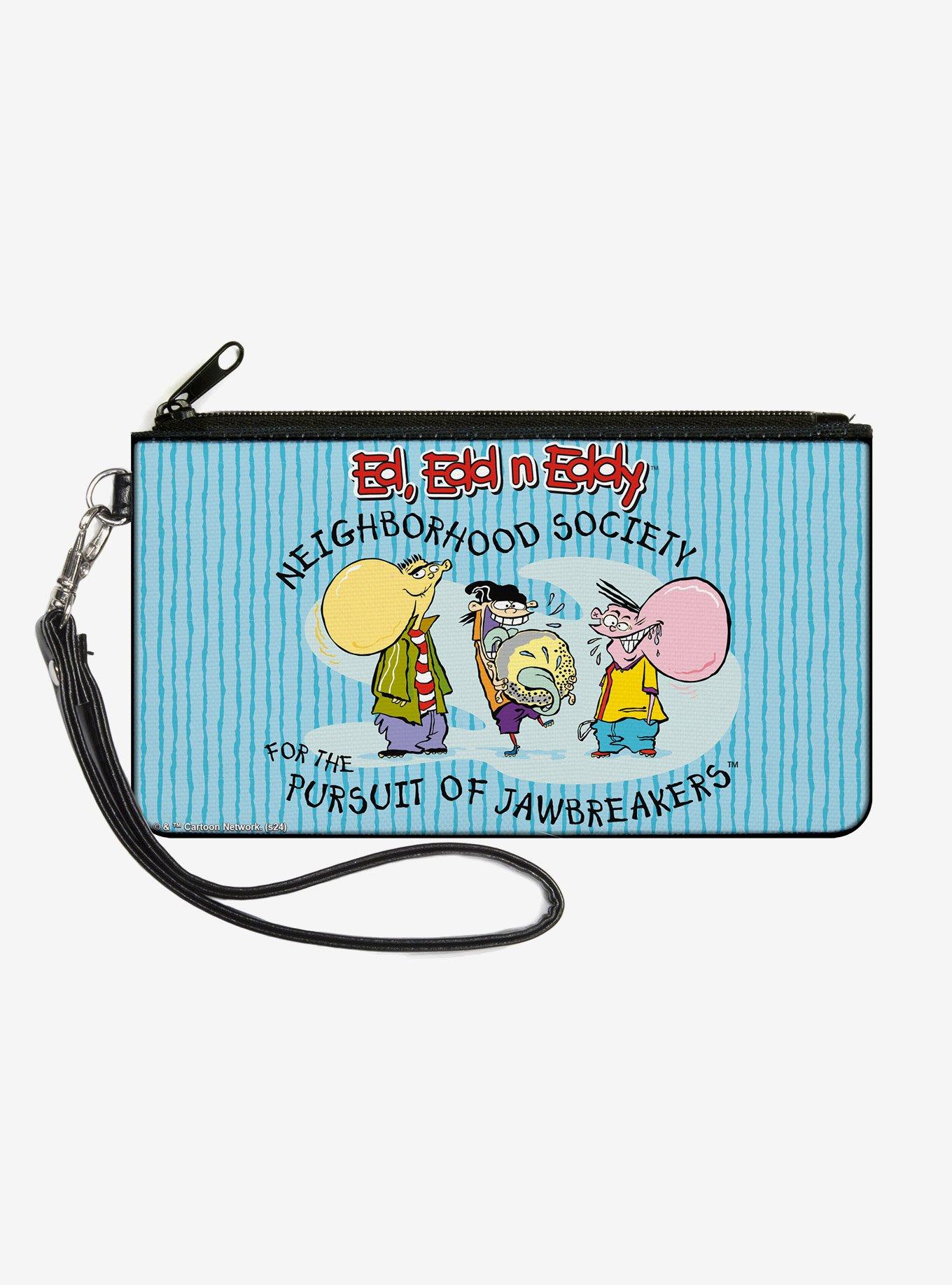 Ed Edd N Eddy Jawbreakers Pose and Title Logo Zip Clutch Wallet, , hi-res
