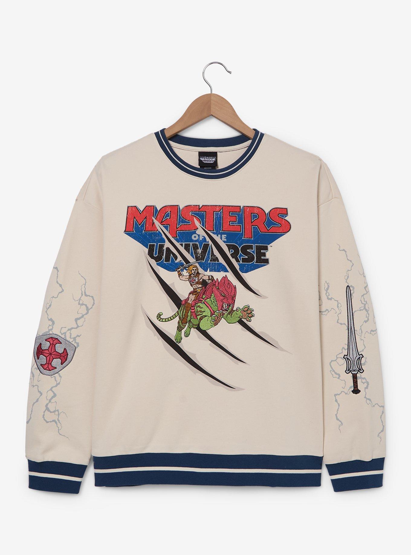 Masters Of The Universe He-Man Logo Crewneck - BoxLunch Exclusive, , hi-res