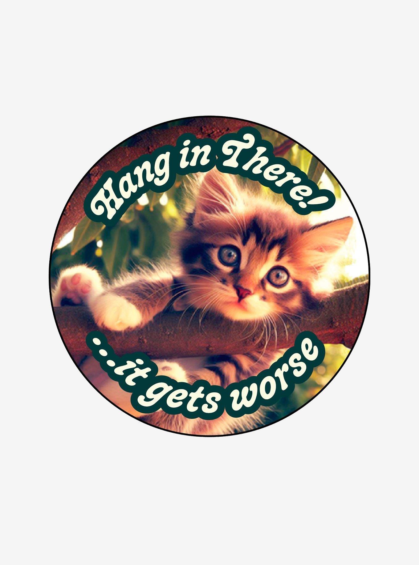 Cat Hang In There Magnet, , hi-res