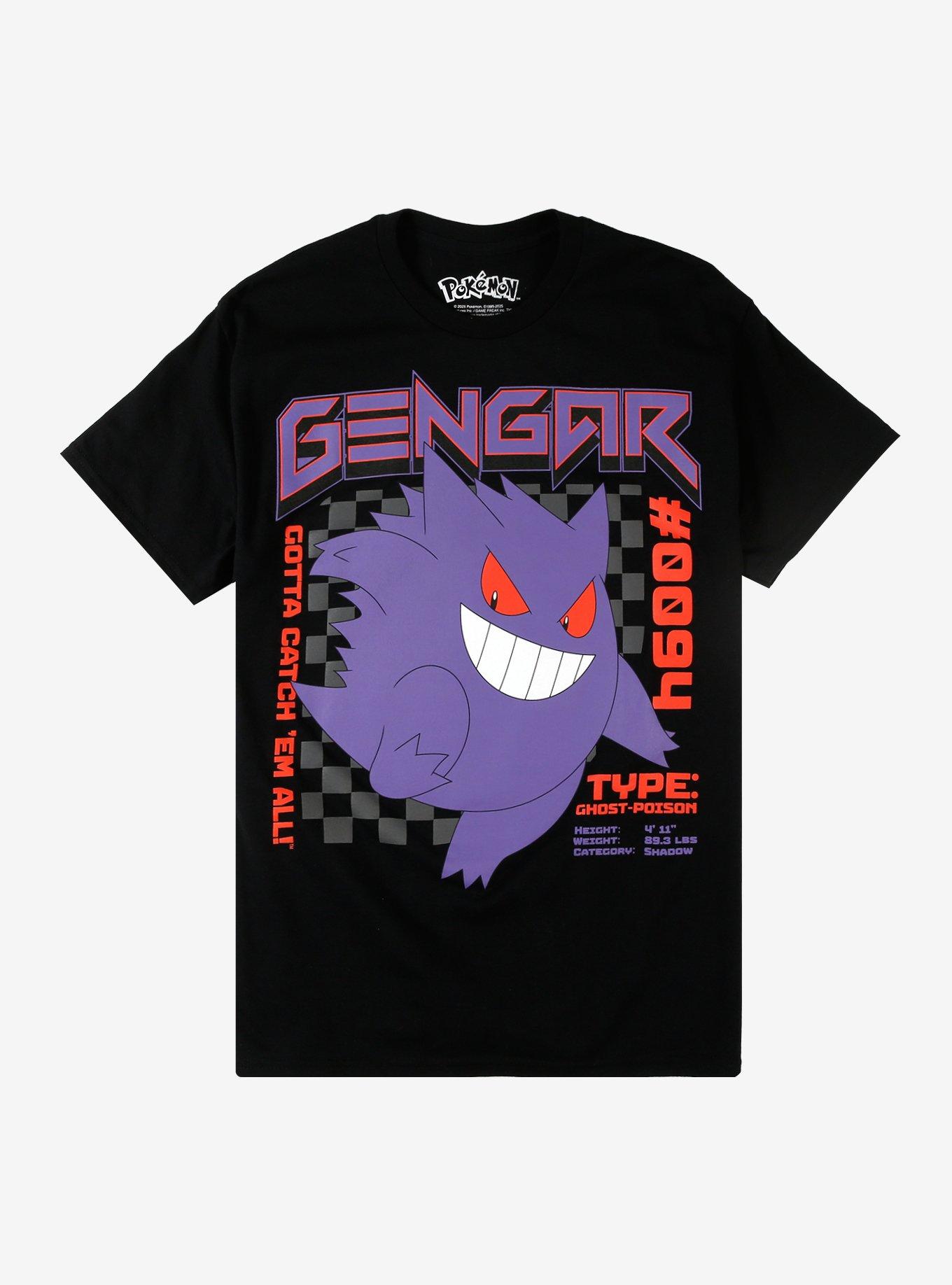 Pok&eacute;mon Gengar Checker T-Shirt, , hi-res