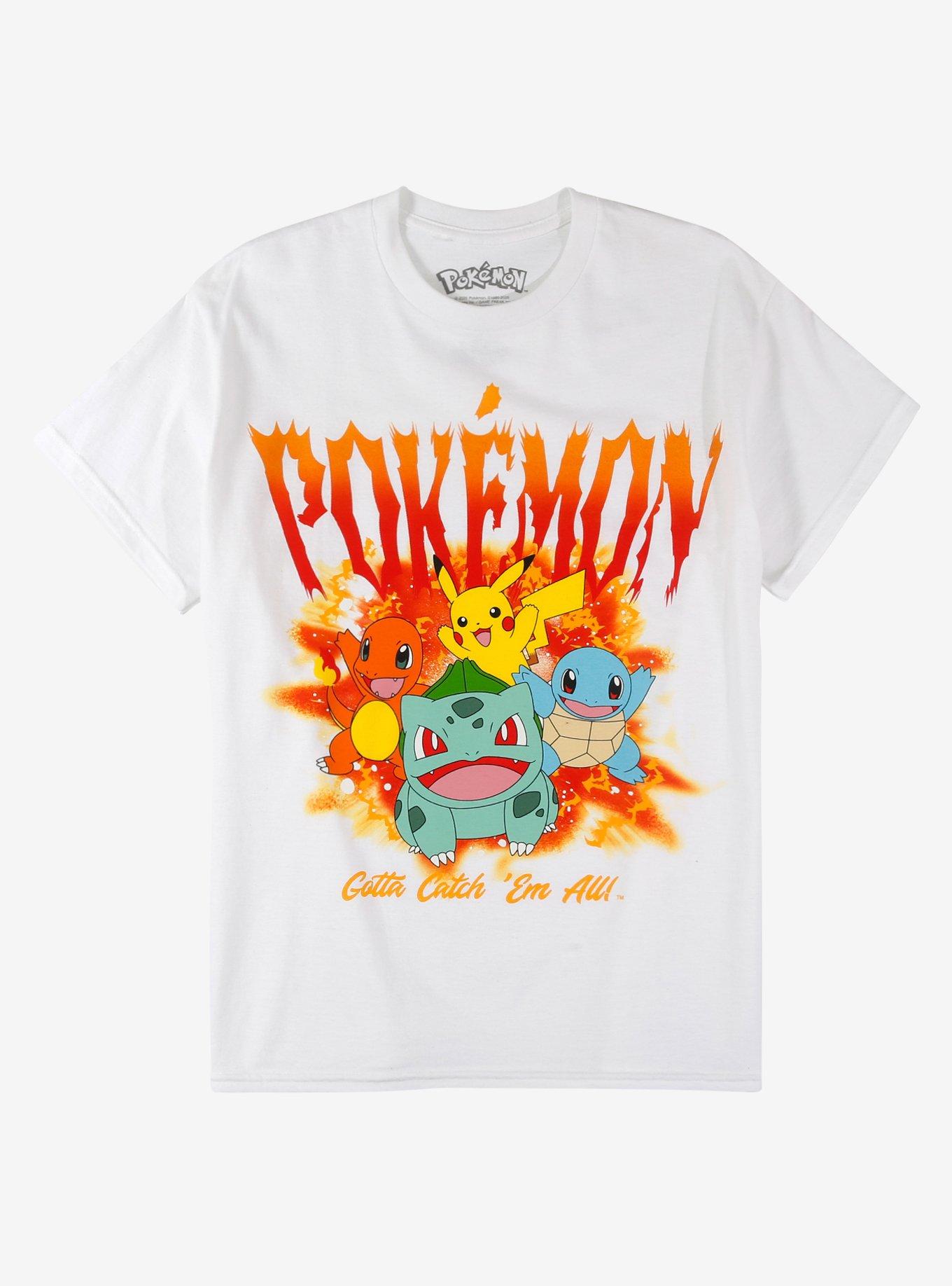 Pokémon Kanto Starter Flames T-Shirt, , hi-res