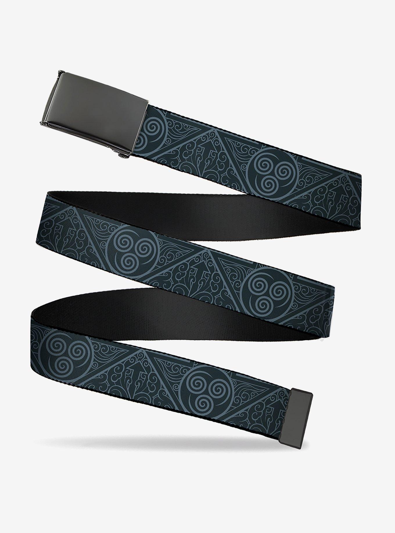 Avatar: The Last Airbender Air Element Symbol Clamp Buckle Belt, MULTI, hi-res