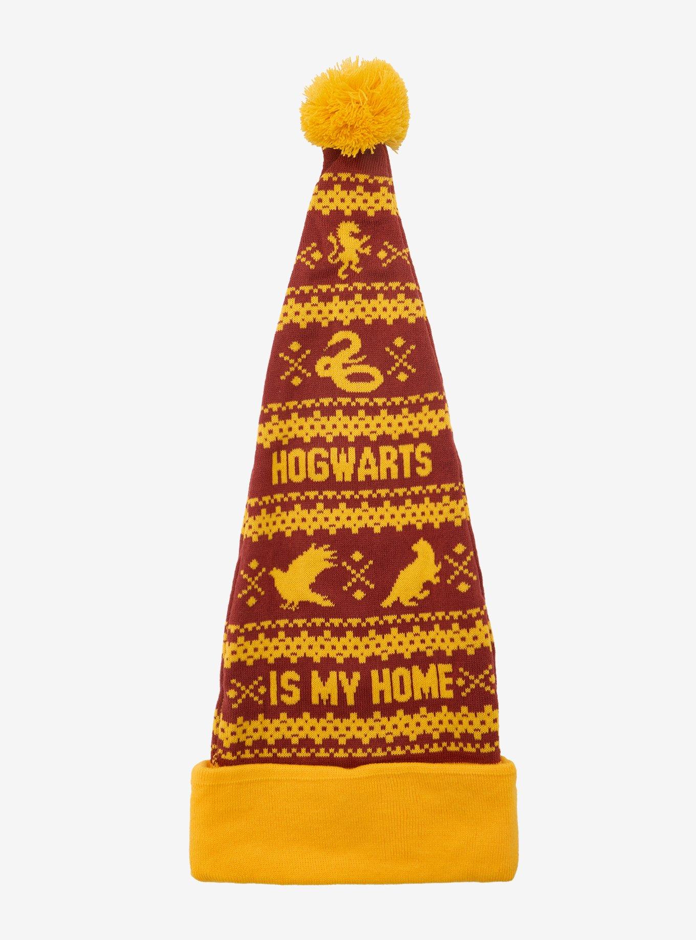 Harry Potter Hogwarts Fair Isle Santa Hat, , hi-res