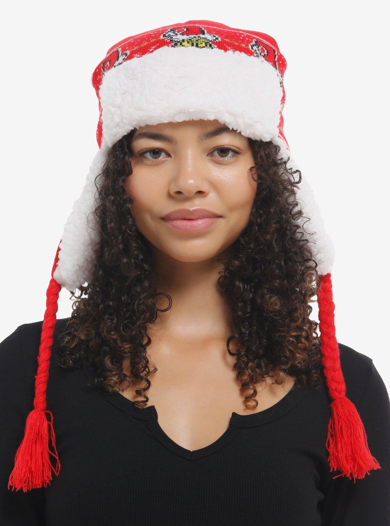 Dr. Seuss How The Grinch Stole Christmas! Fair Isle Trapper Hat, , hi-res
