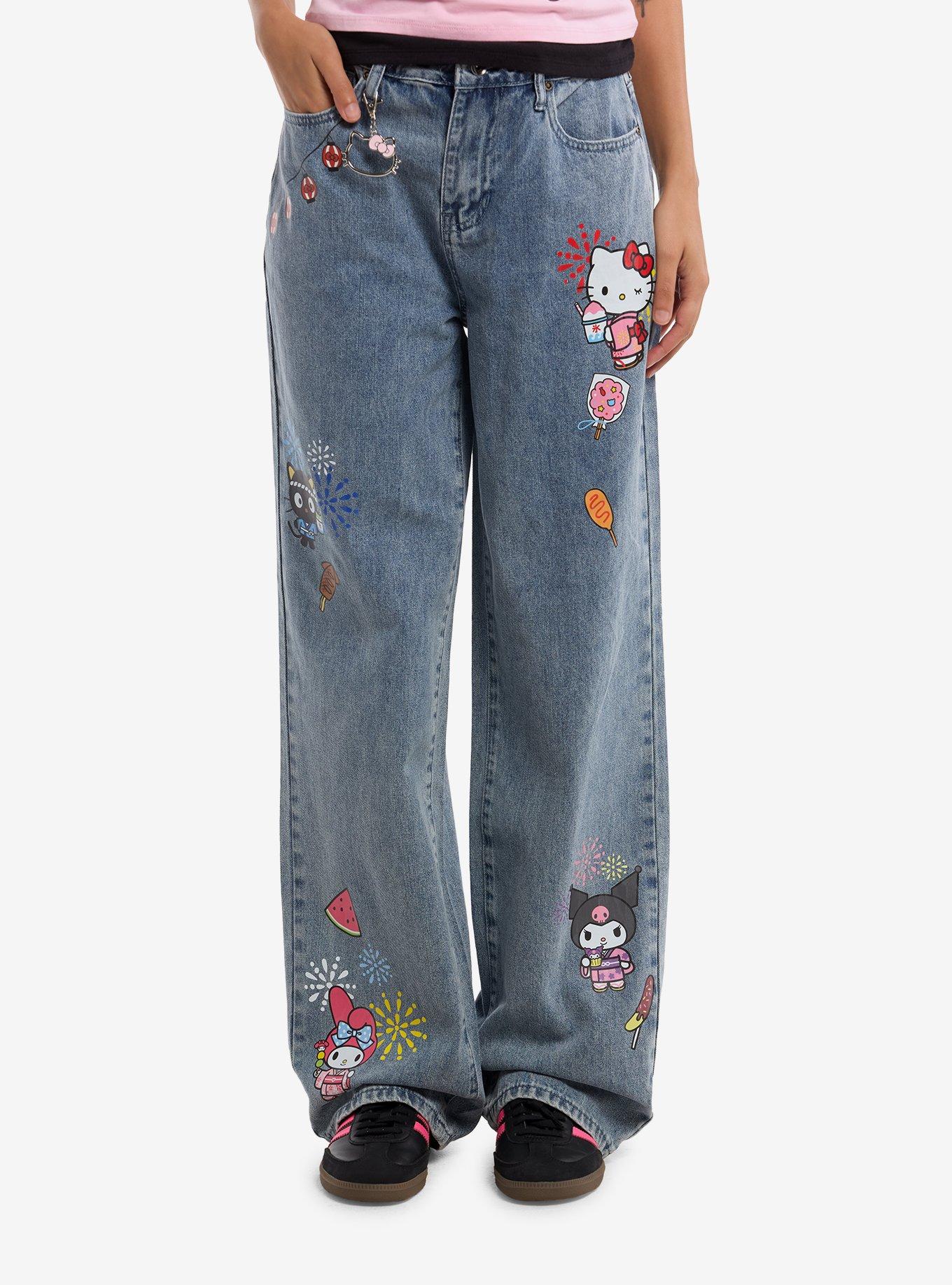 Hello Kitty And Friends Matsuri Keychain Jeans, , hi-res