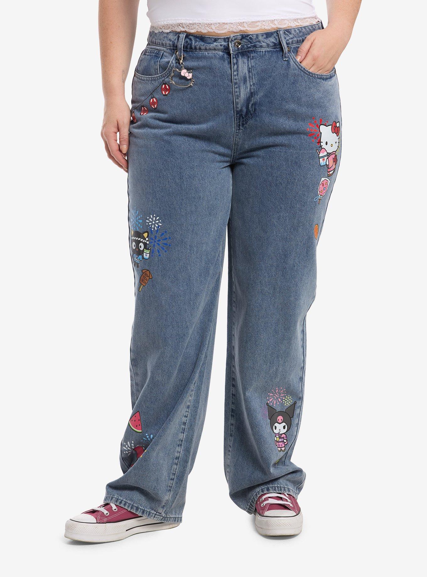 Hello Kitty And Friends Matsuri Keychain Jeans Plus Size, , hi-res
