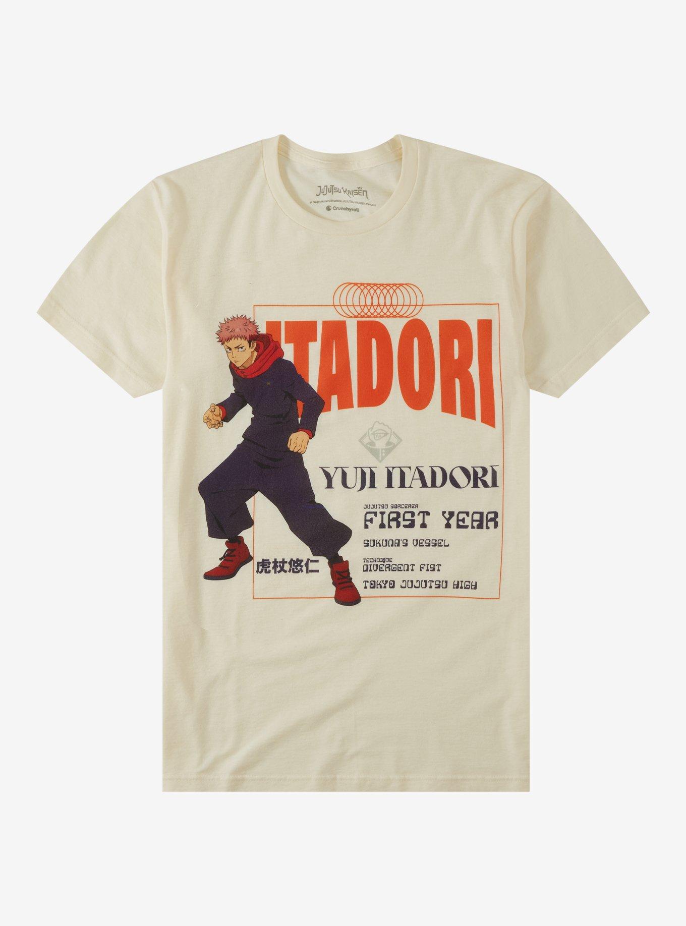 Jujutsu Kaisen Yuji Itadori Stats T-Shirt, , hi-res