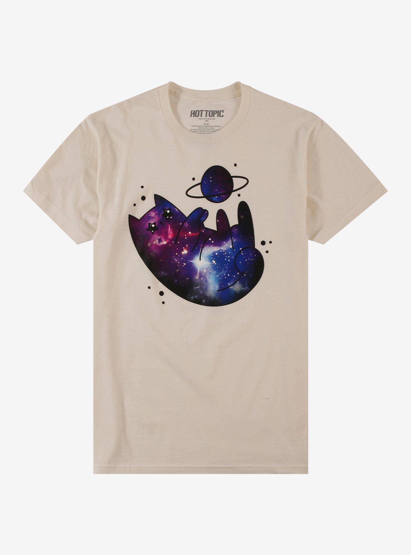 Galaxy Cat Planet T-Shirt, , hi-res