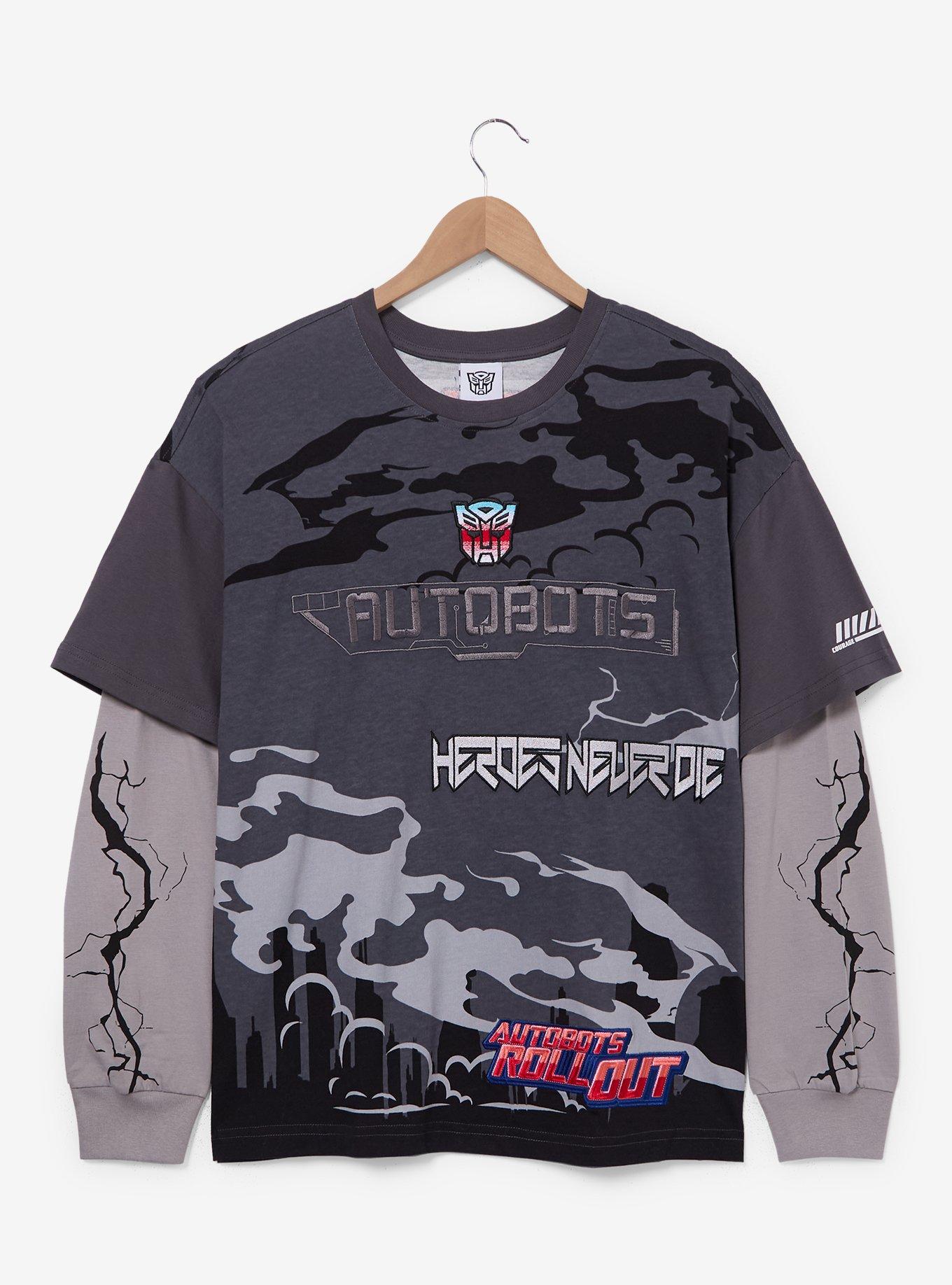 Transformers Autobots Layered Long Sleeve T-Shirt - BoxLunch Exclusive, , hi-res