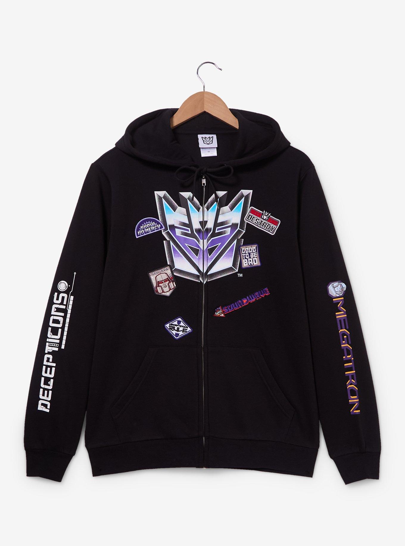 Transformers Megatron Icons Zip Hoodie &mdash; BoxLunch Exclusive, , hi-res