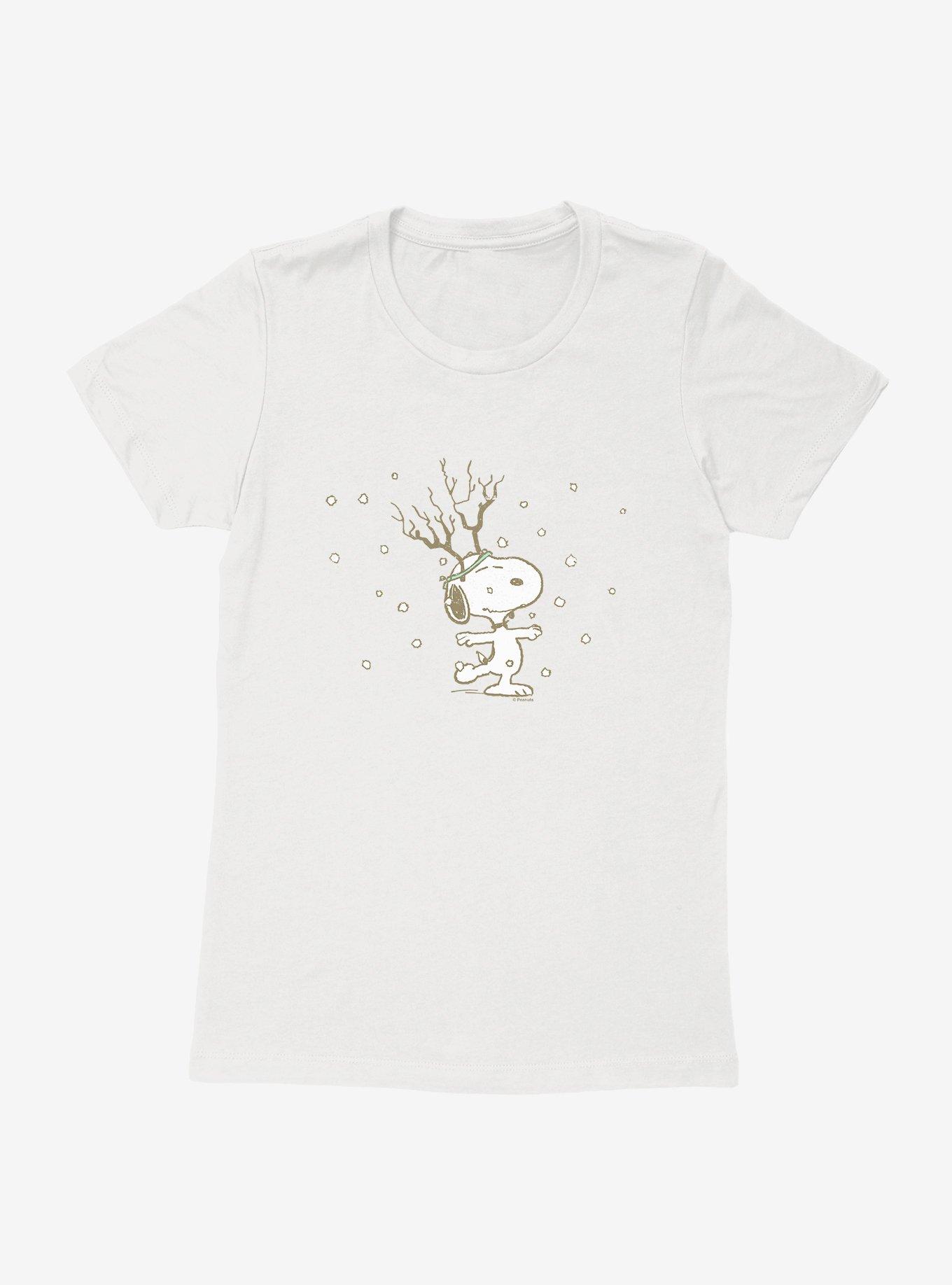 Peanuts Snoopy Snowing Womens T-Shirt, , hi-res