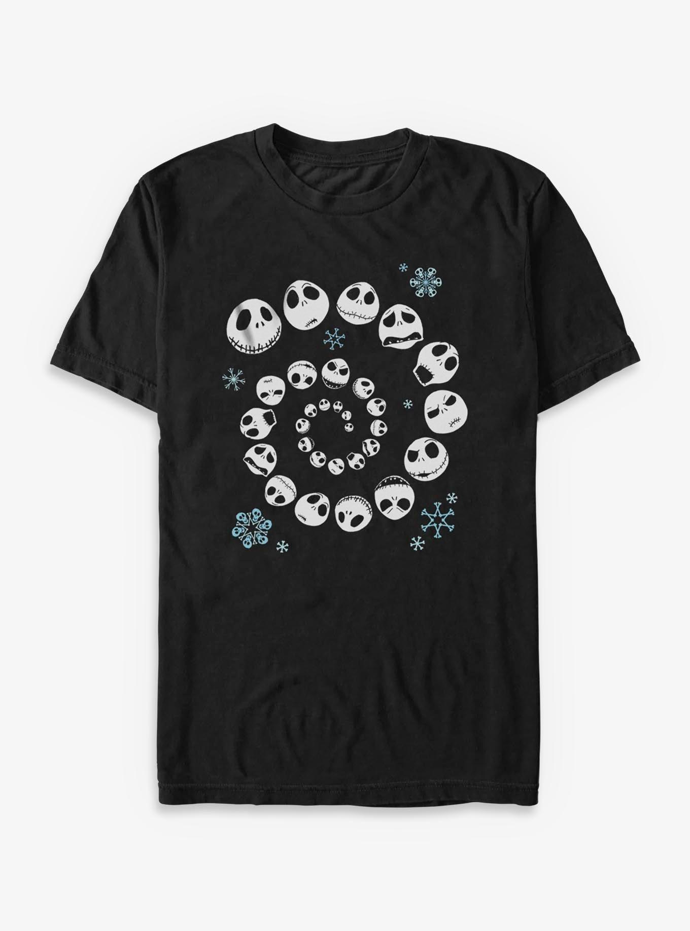 Disney The Nightmare Before Christmas Jack Skeleton Snow Flakes T-Shirt, , hi-res