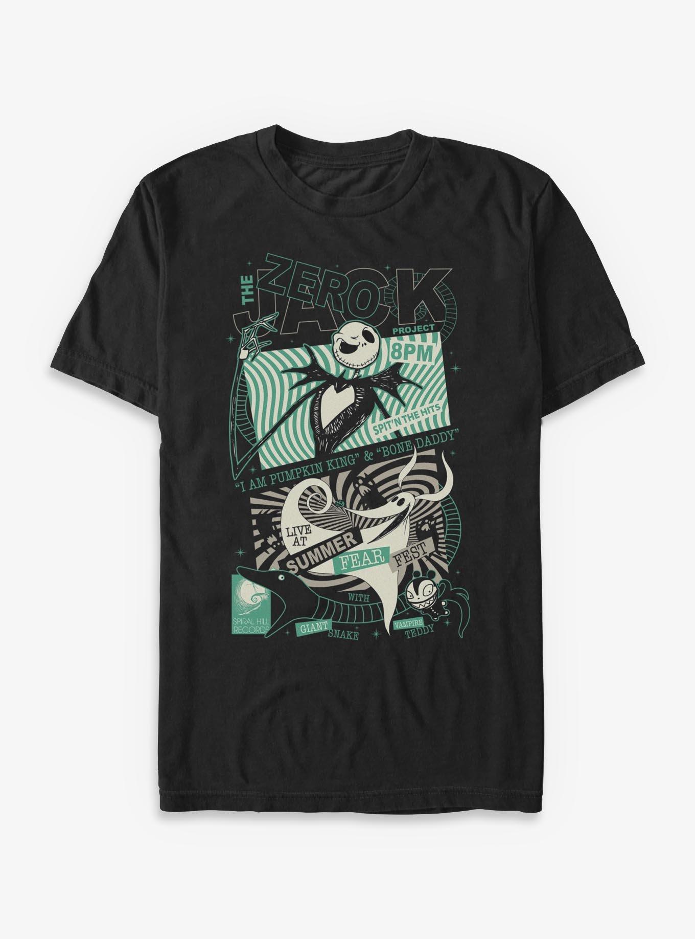 Disney The Nightmare Before Christmas Jack & Zero Poster - Black, , hi-res