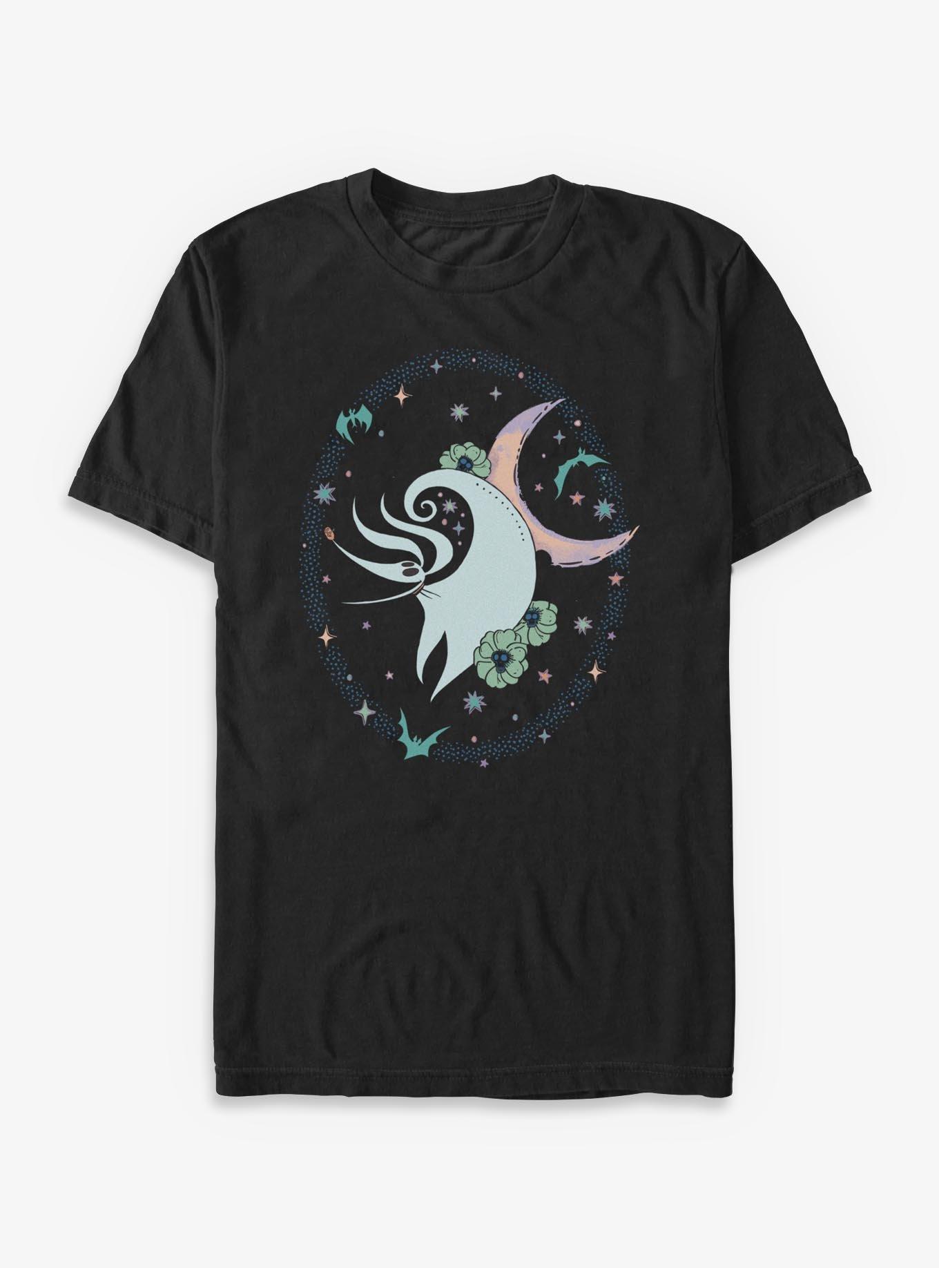 Disney The Nightmare Before Christmas Zero Stars And Flowers T-Shirt, , hi-res