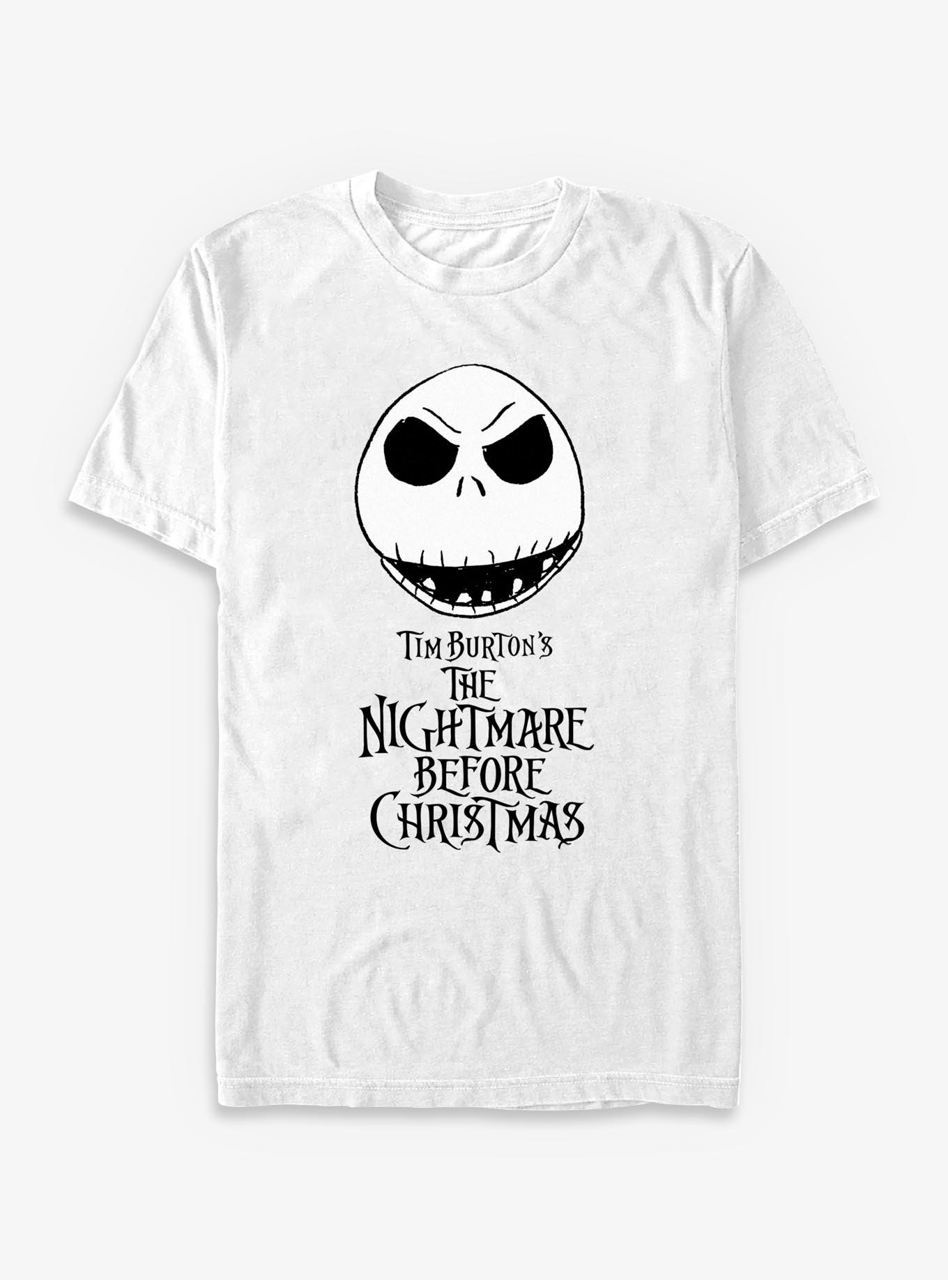 Disney The Nightmare Before Christmas Jack Face T-Shirt, , hi-res