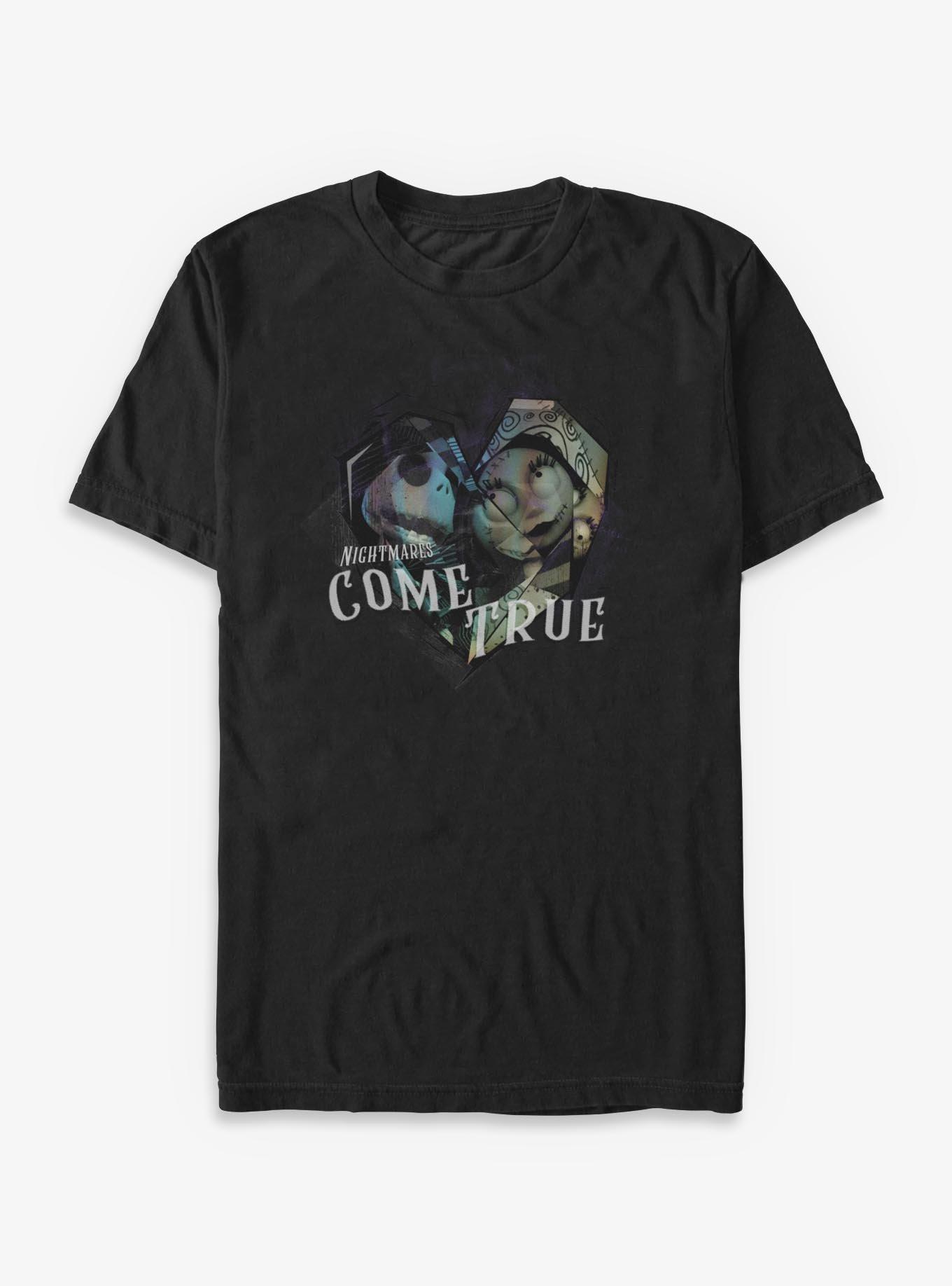 Disney The Nightmare Before Christmas Nightmares Come True Heart T-Shirt, , hi-res