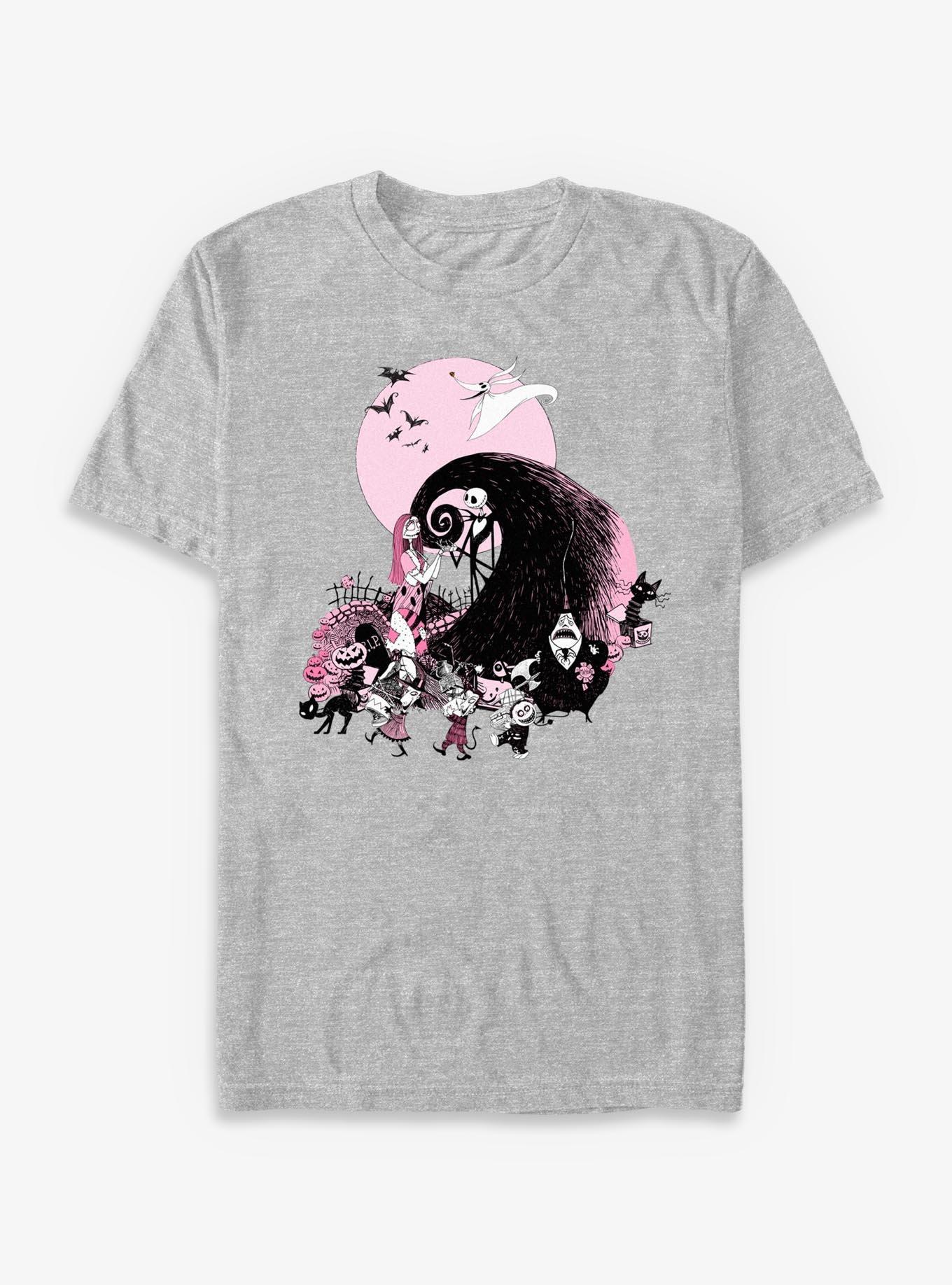 Disney The Nightmare Before Christmas Classic Scene Group T-Shirt, , hi-res