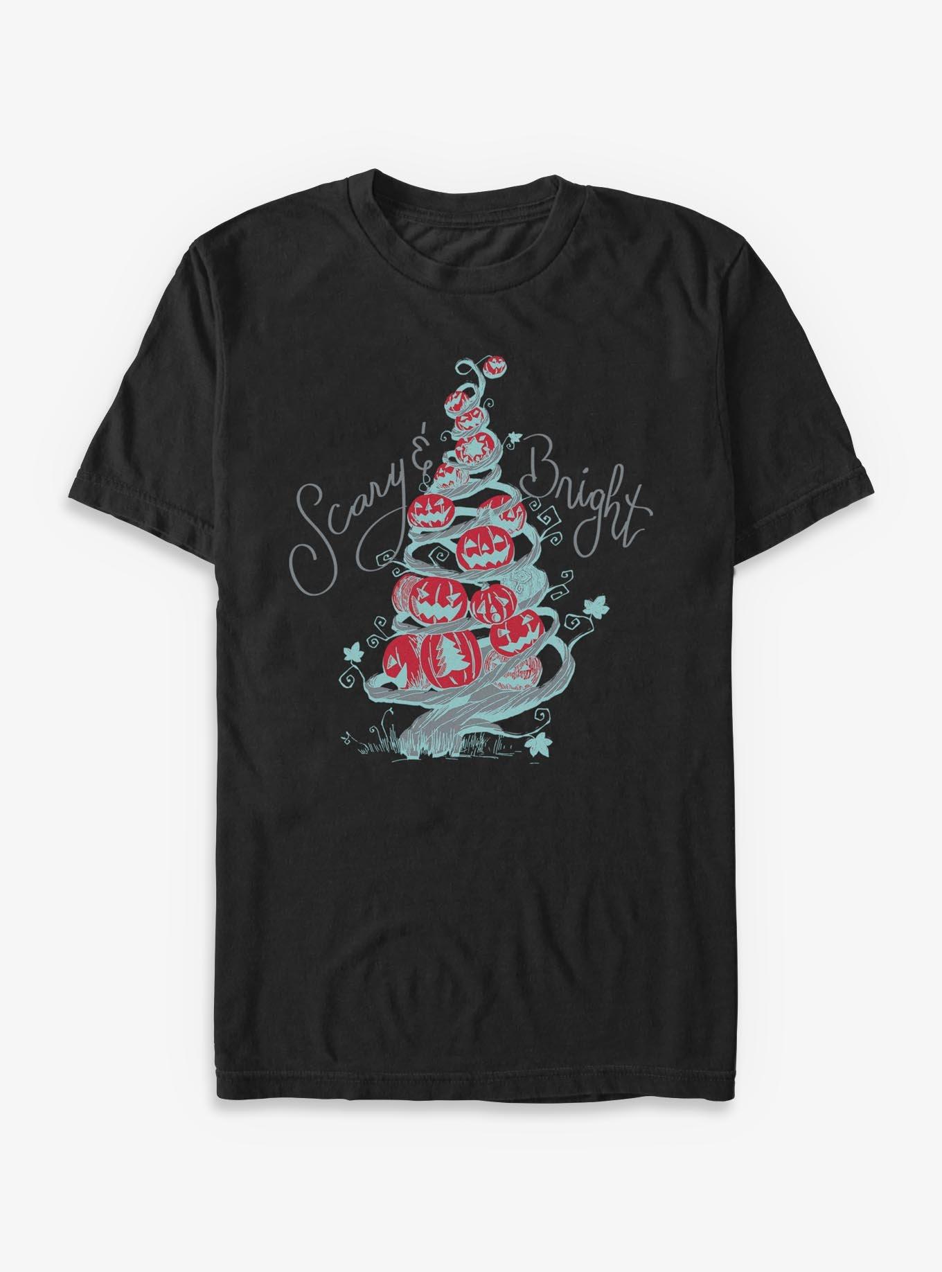 Disney The Nightmare Before Christmas Scary Bright Tree T-Shirt, , hi-res