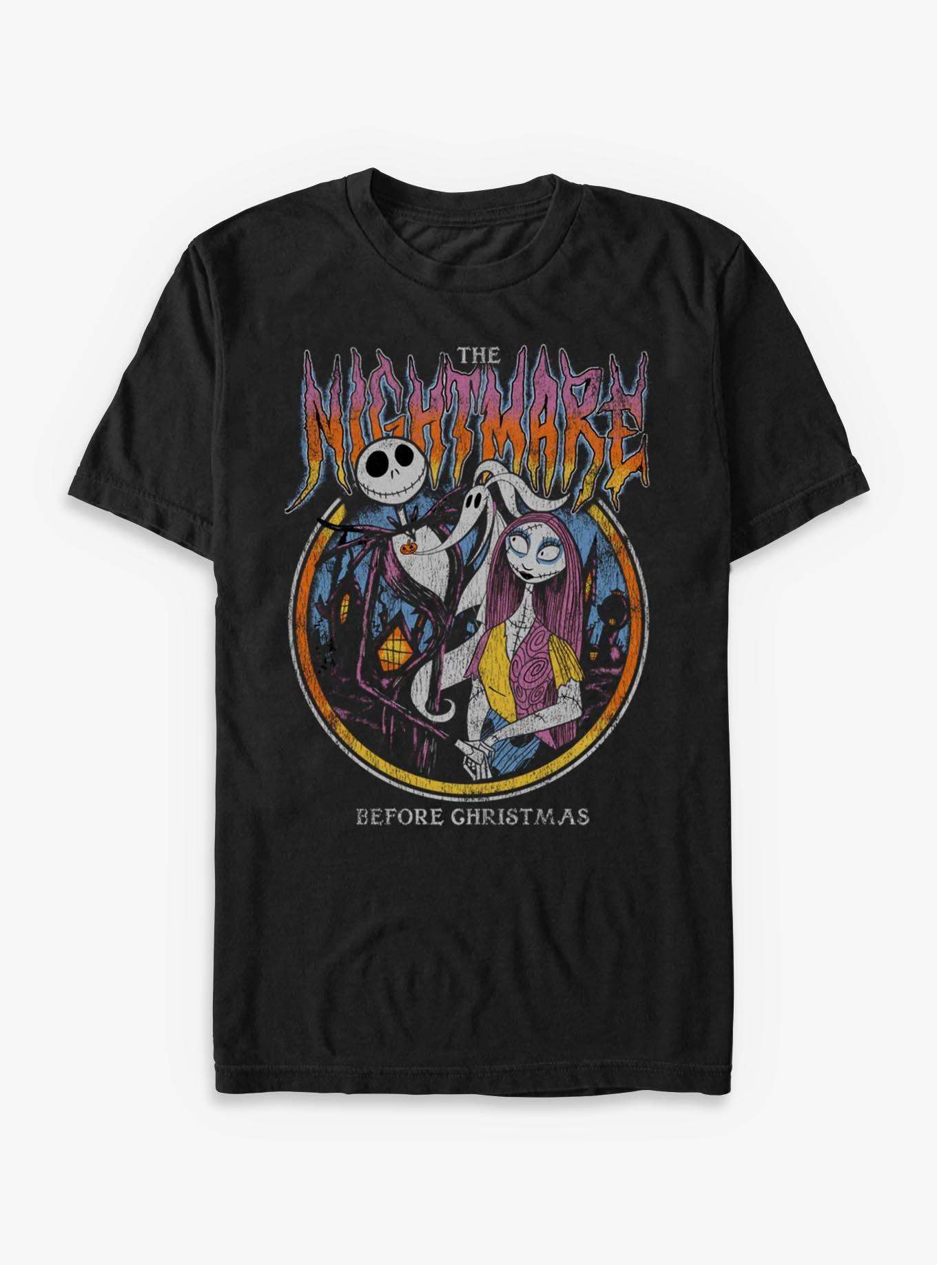 Disney The Nightmare Before Christmas Metal Circle T-Shirt, , hi-res
