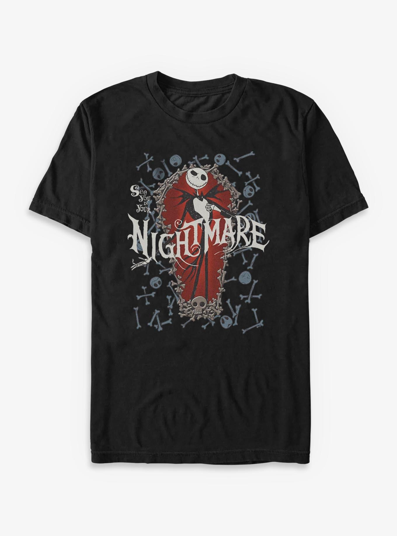 Disney The Nightmare Before Christmas Jack Bone Coffin T-Shirt