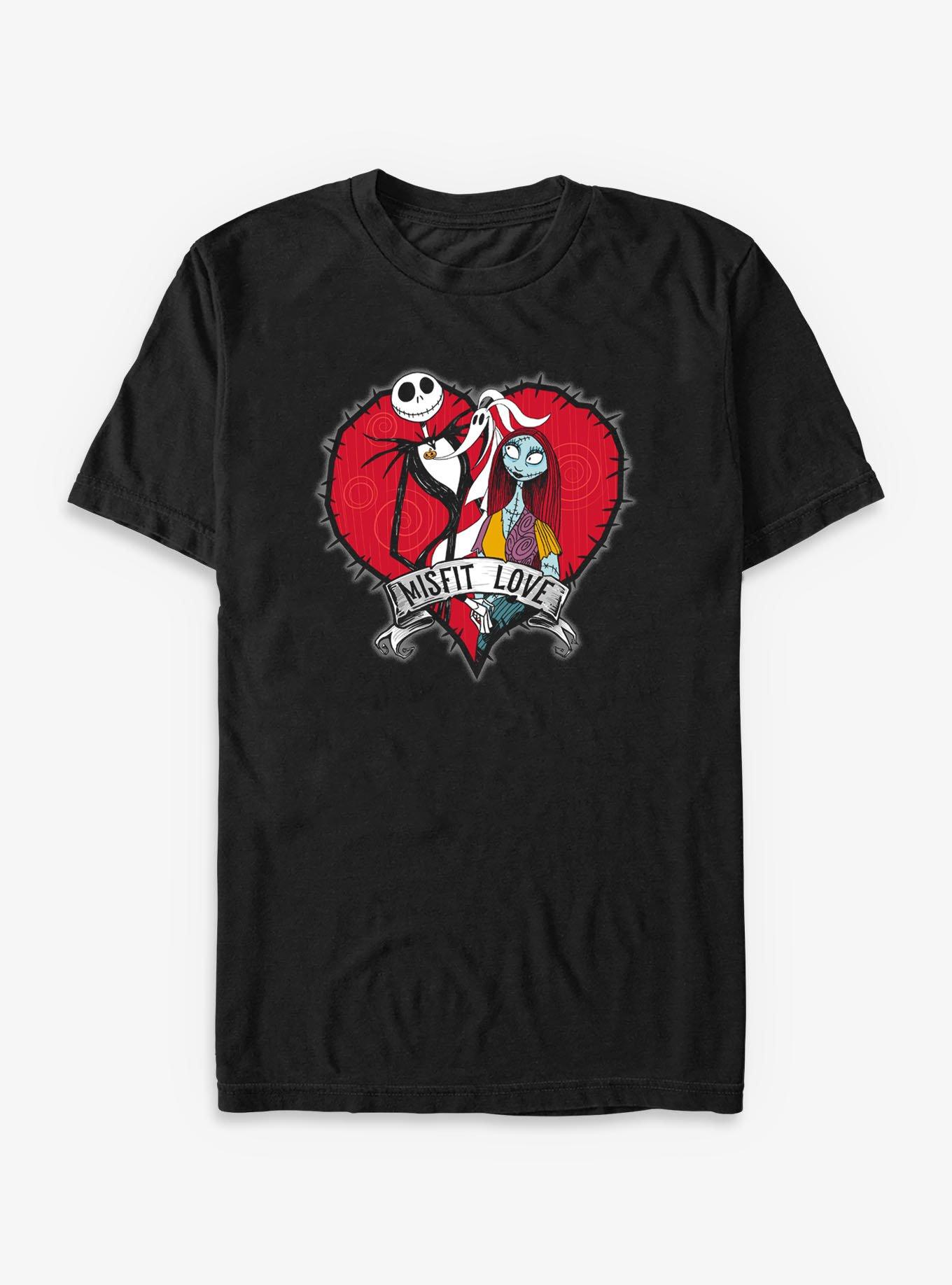 Disney The Nightmare Before Christmas Jack & Sally Misfit Love T-Shirt, , hi-res