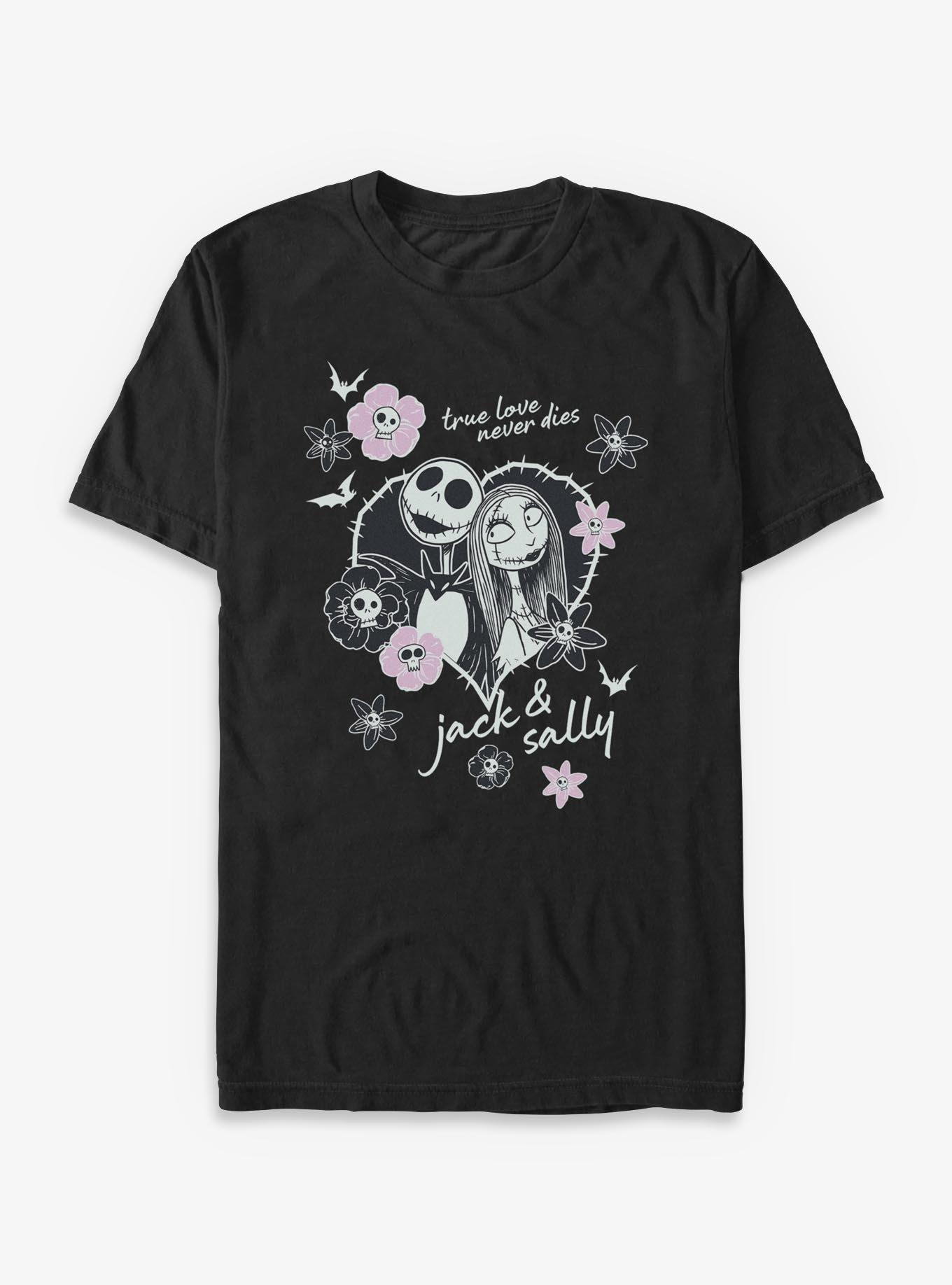 Disney The Nightmare Before Christmas Heart Jack And Sally - Black, , hi-res