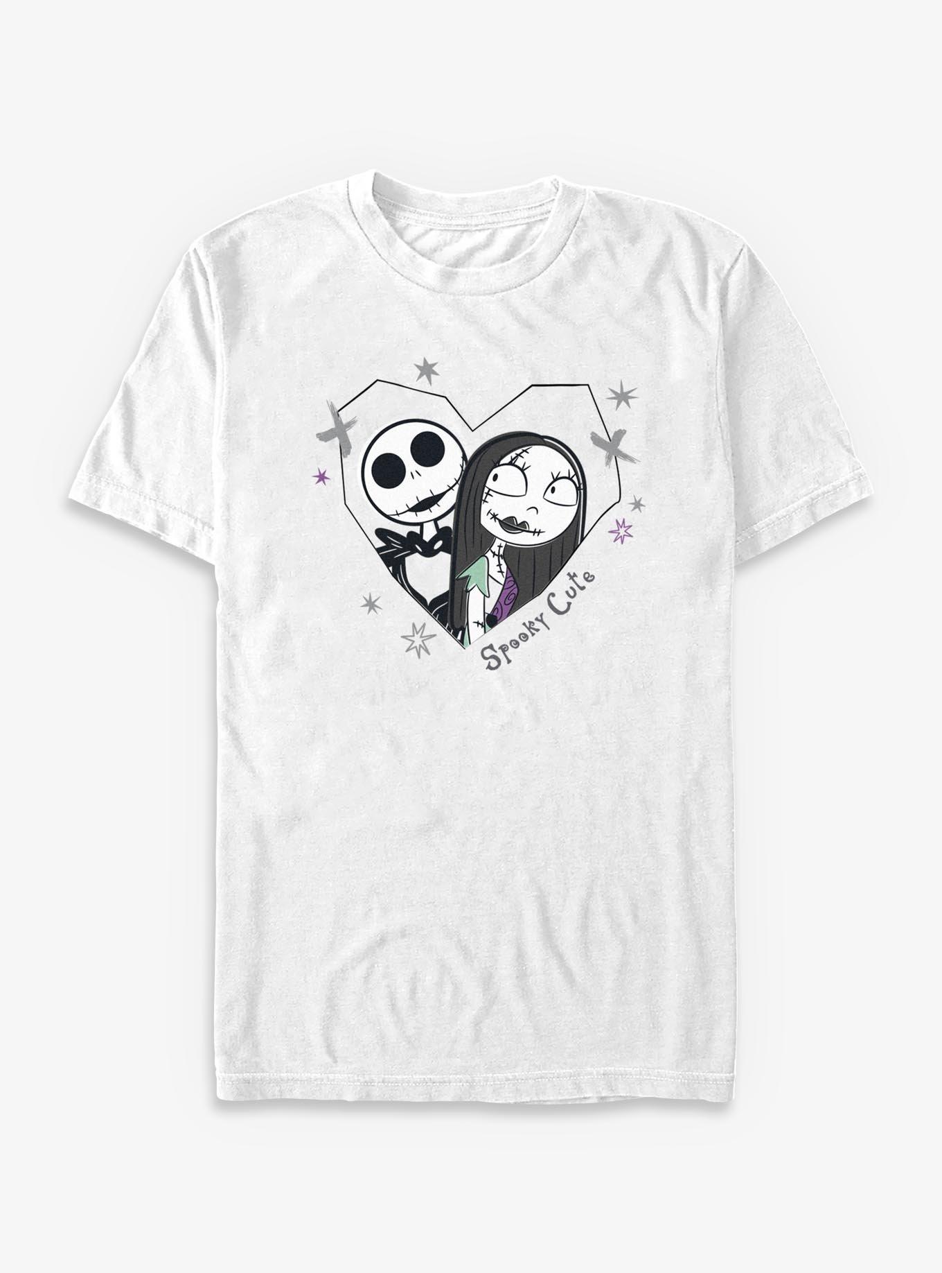 Disney The Nightmare Before Christmas Jack & Sally Spooky Cute - White, WHITE, hi-res
