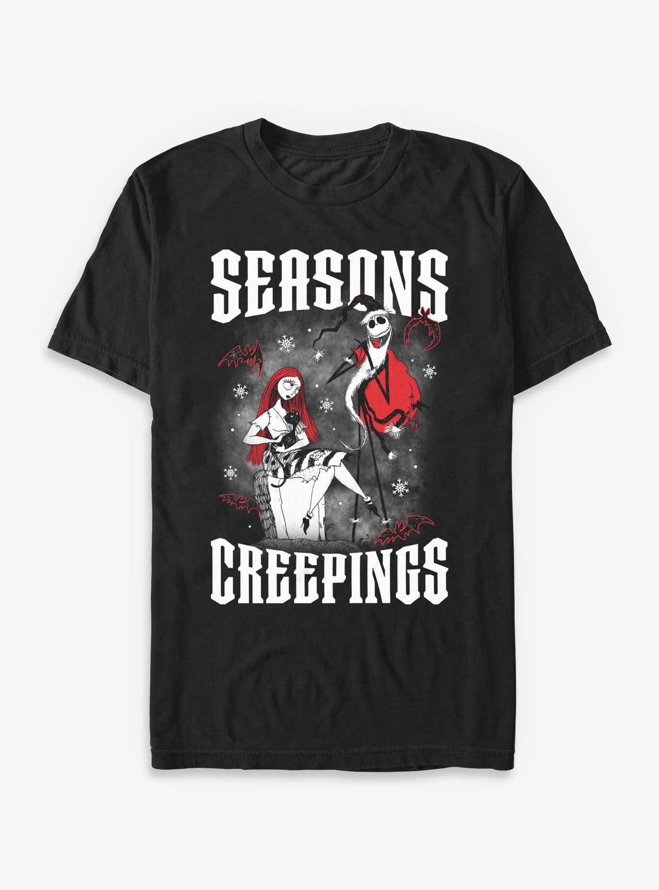 Disney The Nightmare Before Christmas Seasons Creepings T-Shirt, BLACK, hi-res