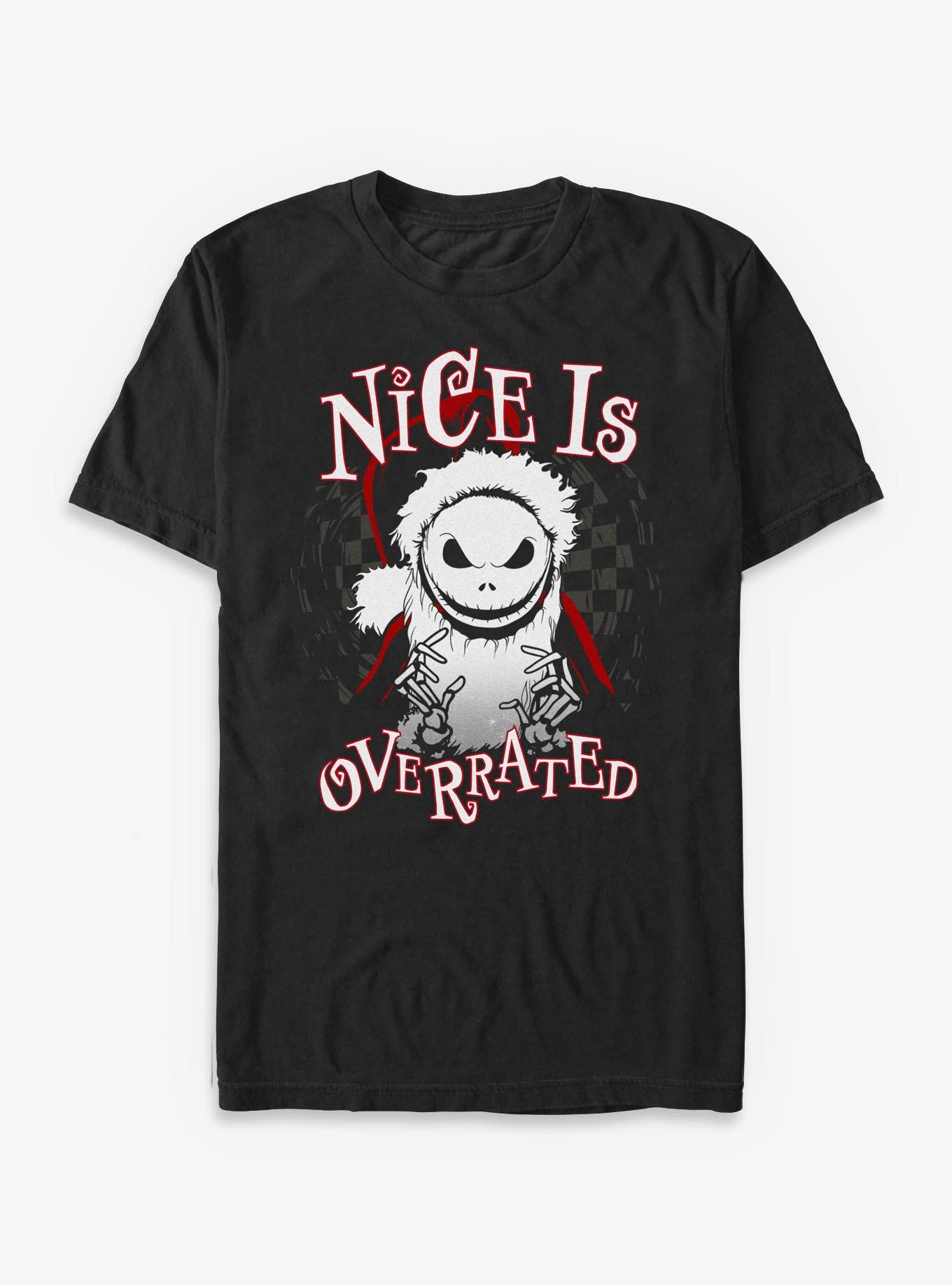 Disney The Nightmare Before Christmas Nice Is Overrated T-Shirt, , hi-res