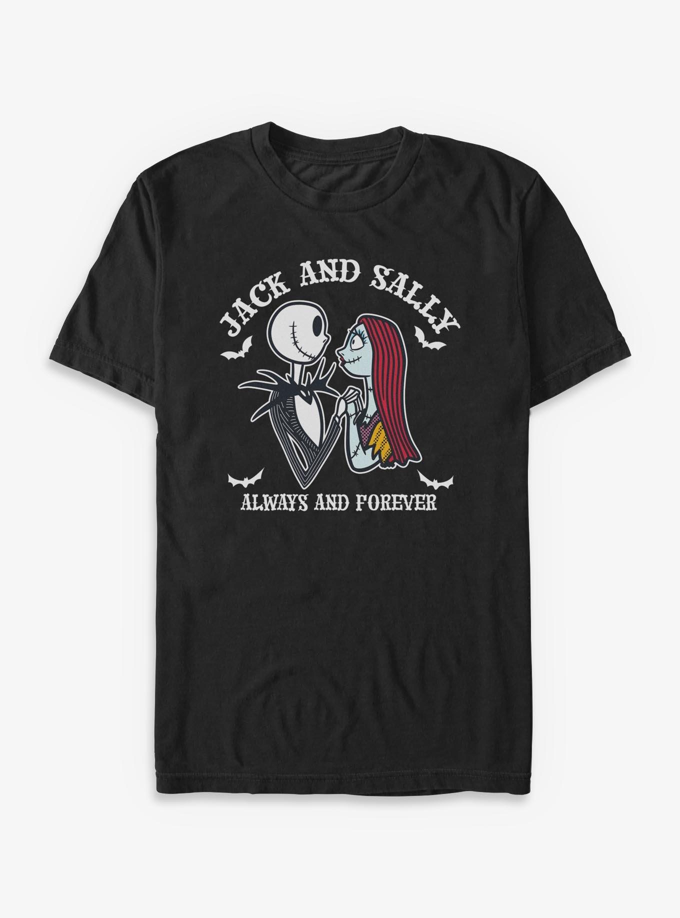 Disney The Nightmare Before Christmas Jack And Sally Forever T-Shirt, , hi-res