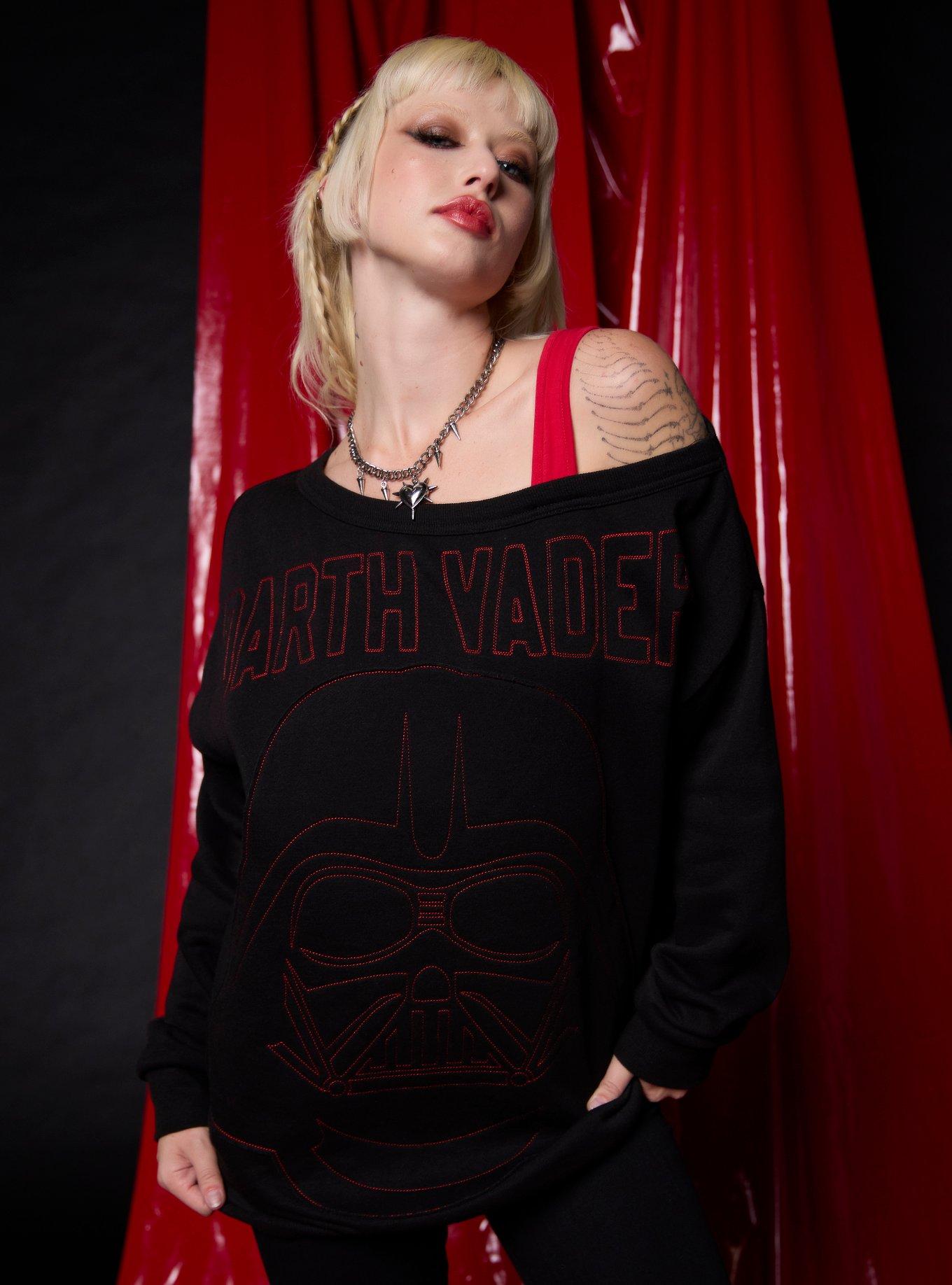Her Universe Star Wars Darth Vader Off-Shoulder Sweatshirt, , hi-res