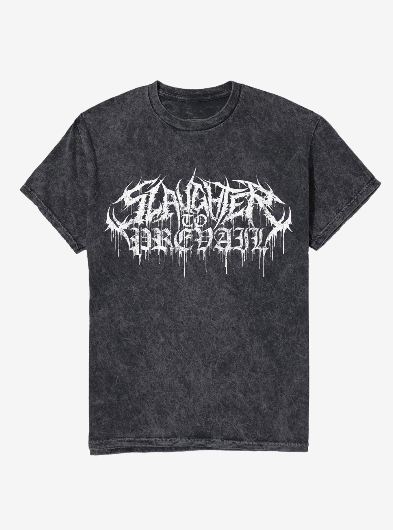 Slaughter To Prevail Logo Mineral Wash T-Shirt, , hi-res