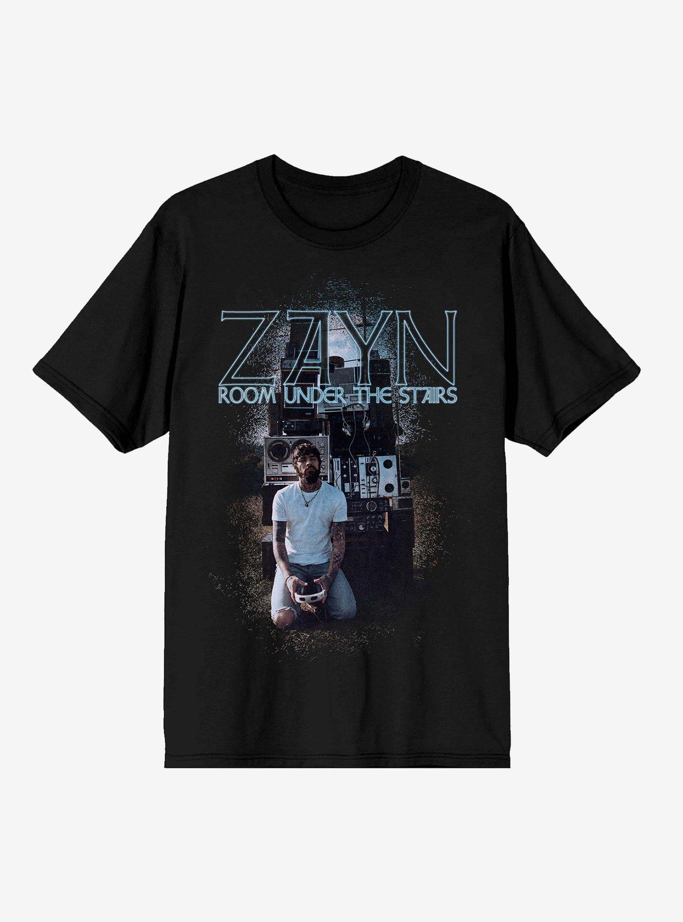 Zayn Malik Room Under The Stairs Stereos T-Shirt, , hi-res