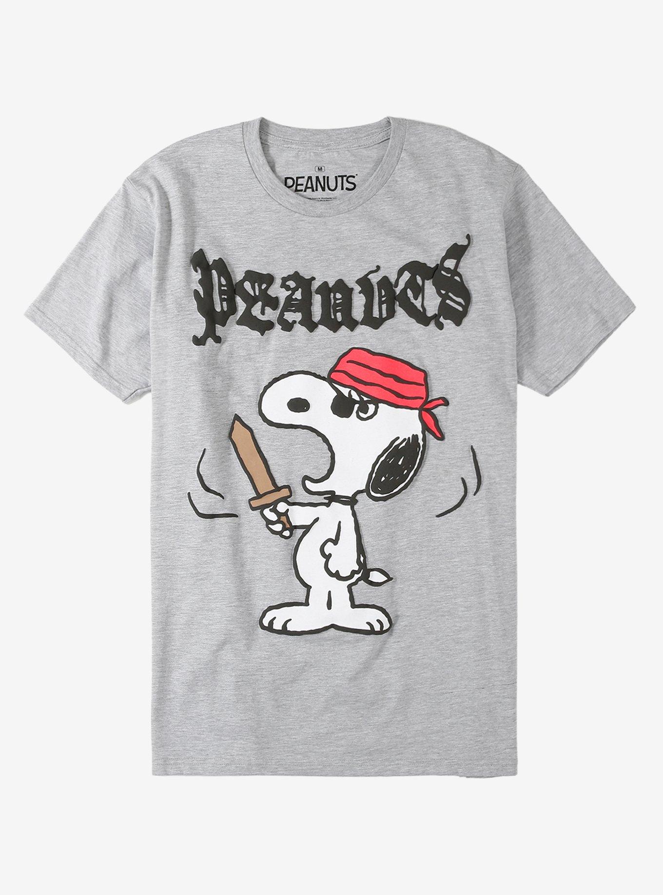 Peanuts Snoopy Blackbeagle Puff Print T-Shirt, , hi-res
