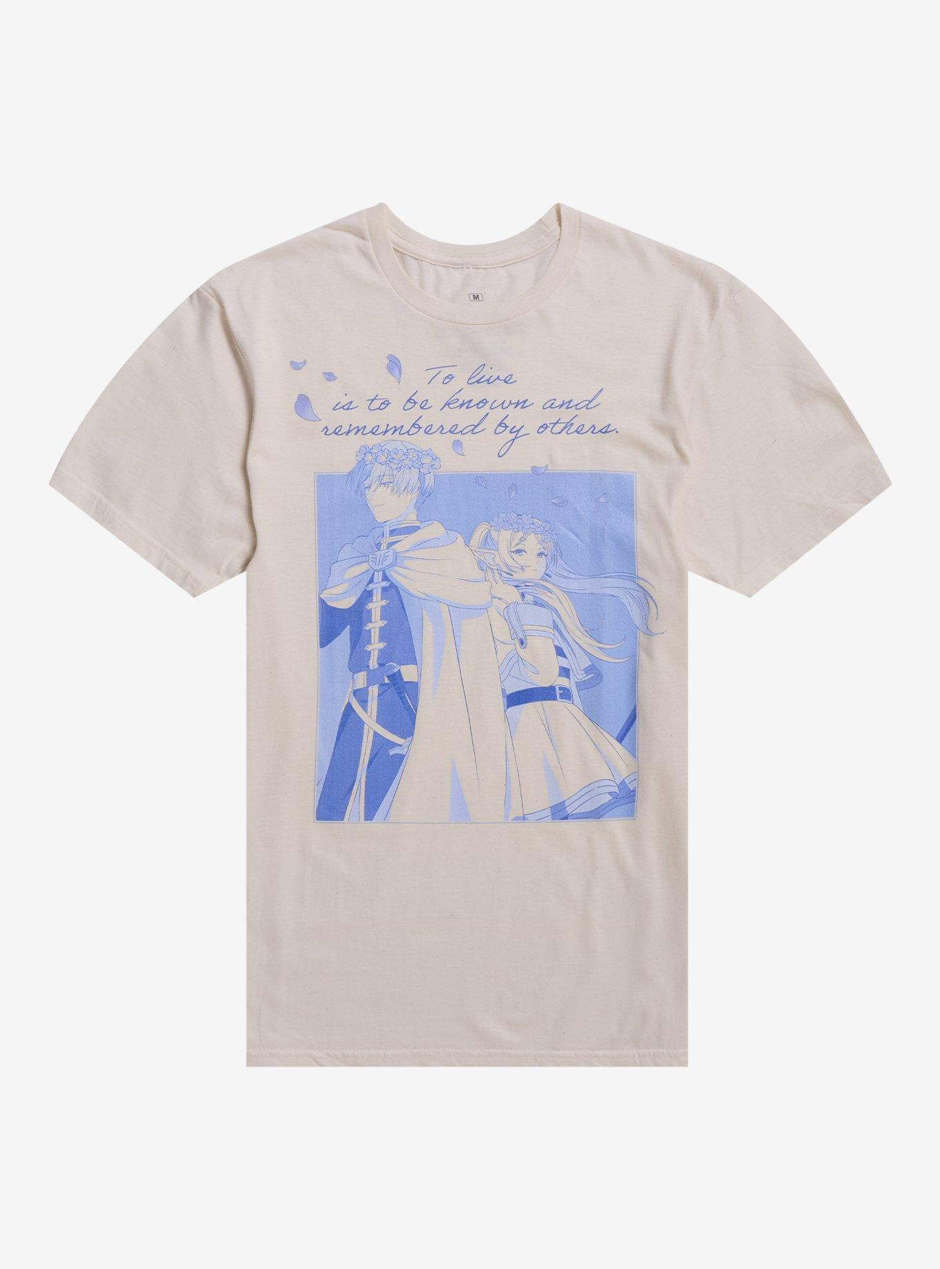 Frieren: Beyond Journey's End Himmel & Frieren Quote T-Shirt, , hi-res