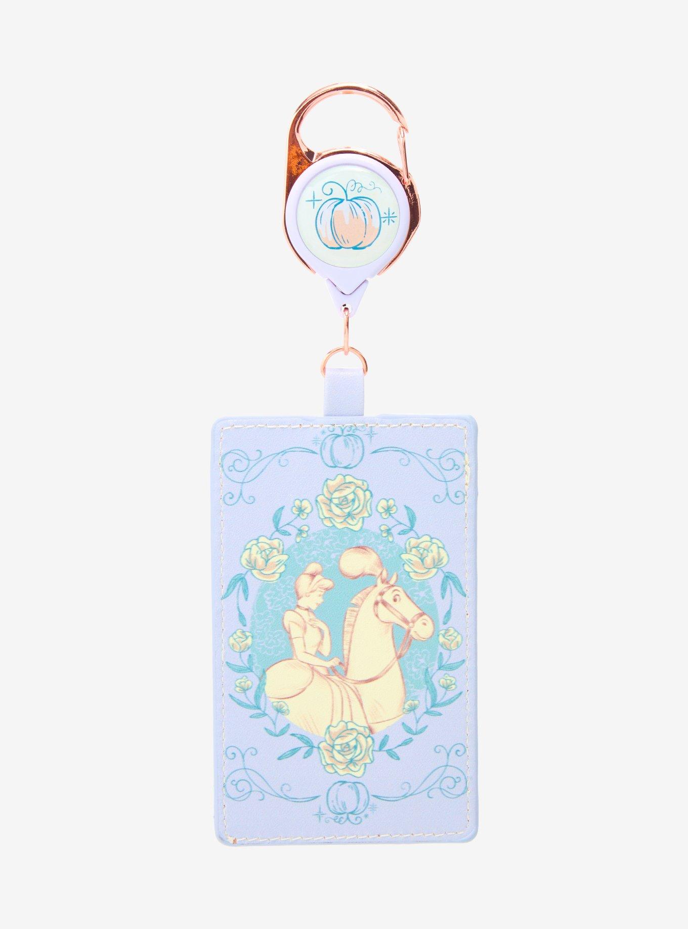 Disney Cinderella Carriage Horse Floral Retractable Lanyard - BoxLunch Exclusive, , hi-res